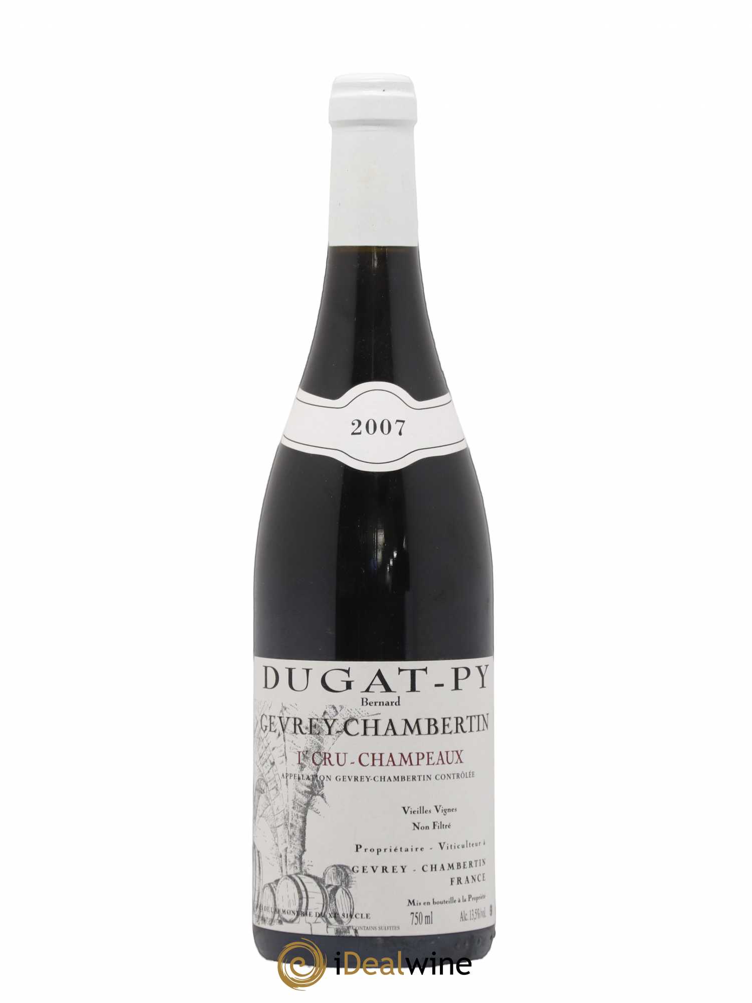 Gevrey-Chambertin 1er Cru Champeaux Dugat-Py Vieilles Vignes (sans prix de réserve) 2007 - Posten von 1 Flasche - 0