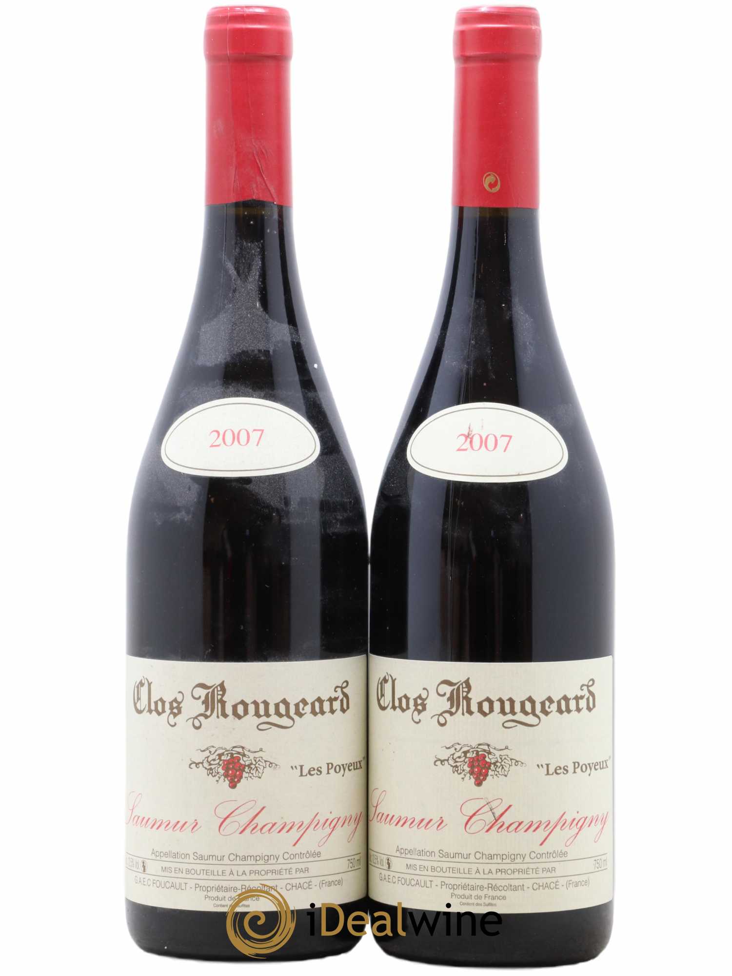 Saumur-Champigny Les Poyeux Clos Rougeard 2007 - Lot de 2 bouteilles - 0