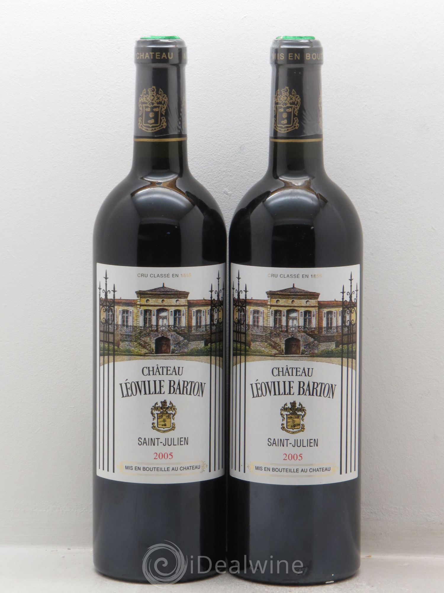 Château Léoville Barton 2ème Grand Cru Classé 2005 - Lot de 2 bouteilles - 0