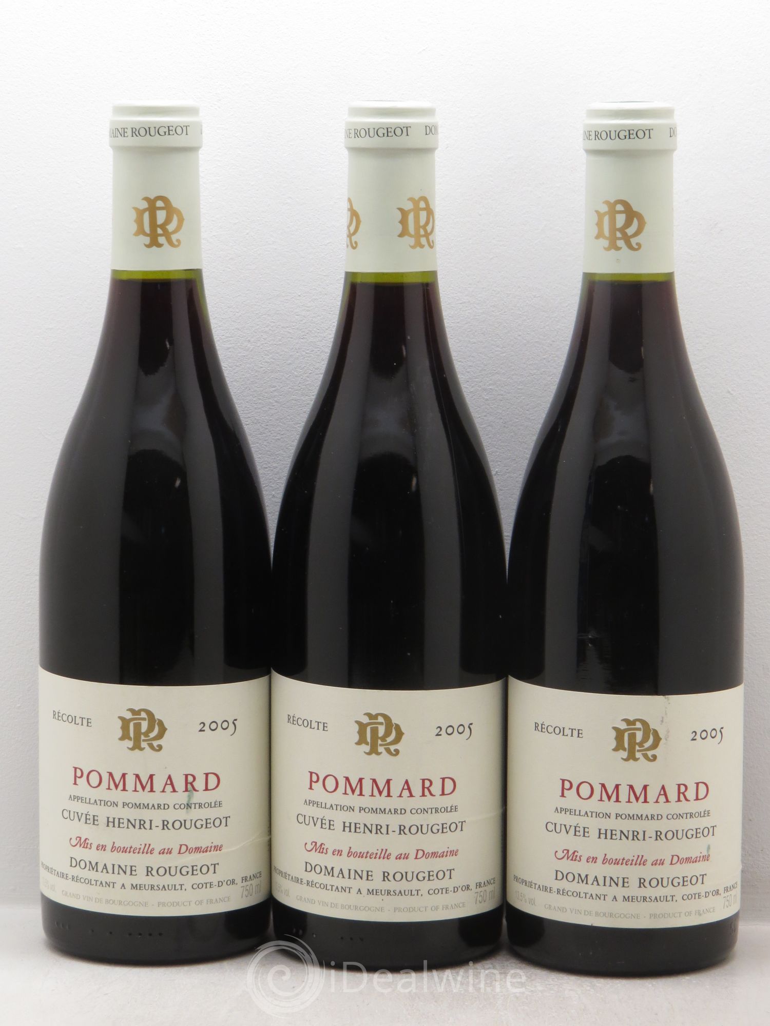 Pommard Cuvée Henri Rougeot Domaine Rougeot 2005 - Lot de 3 bouteilles - 0