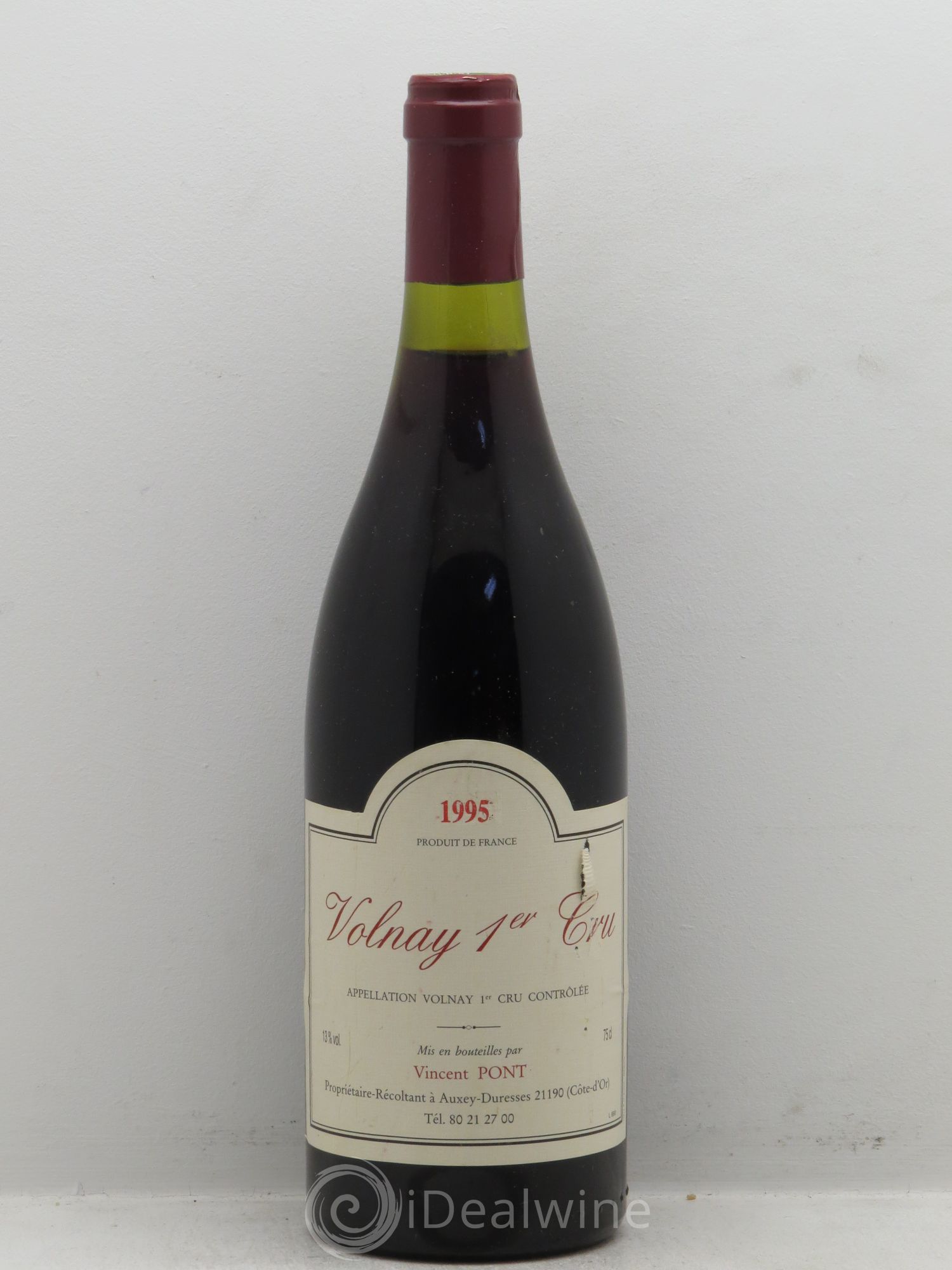 Volnay 1er Cru (sans prix de réserve) Vincent Pont 1995 - Posten von 1 Flasche - 0