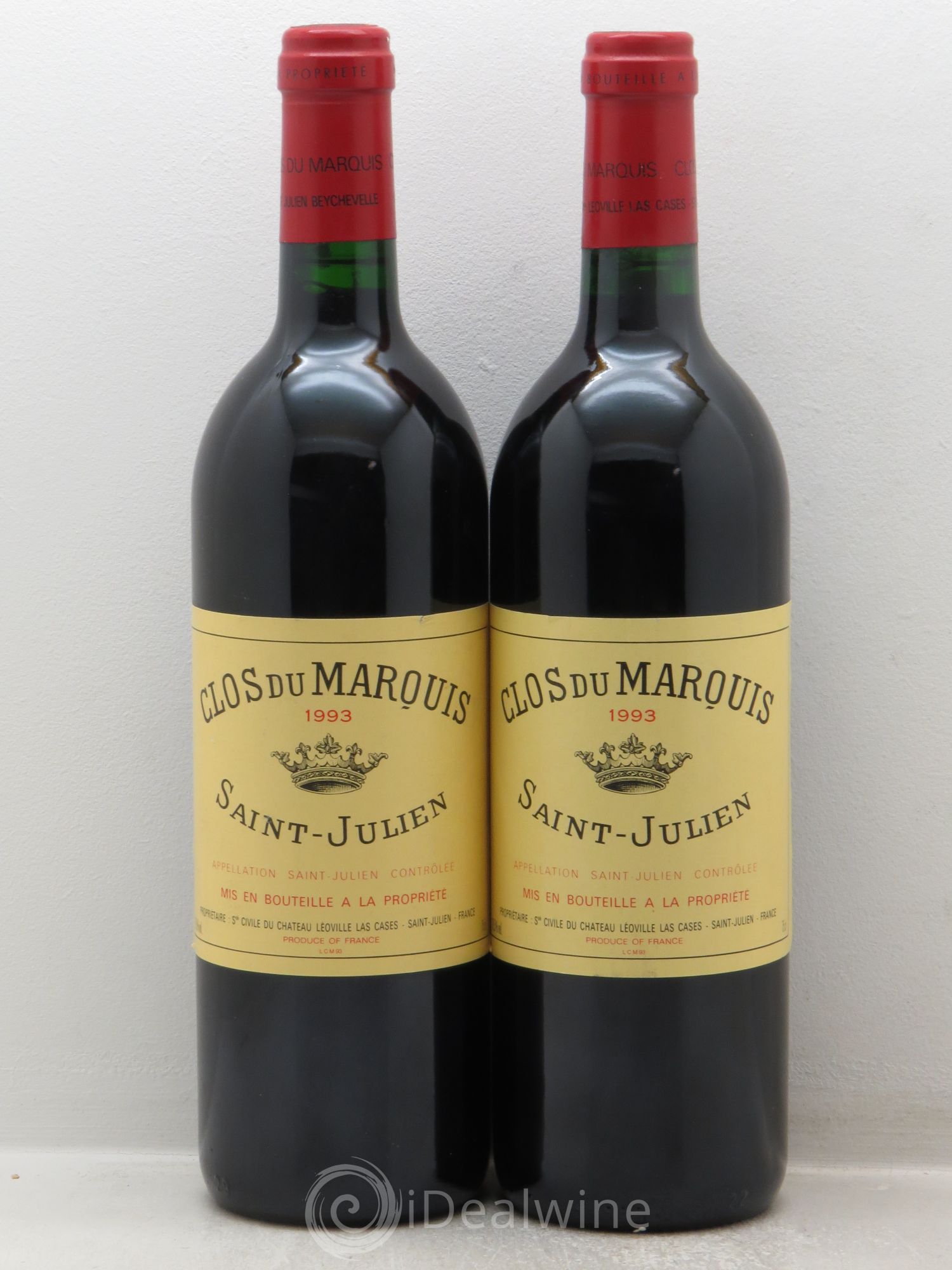 Clos du Marquis 1993 - Lot de 2 bouteilles - 0