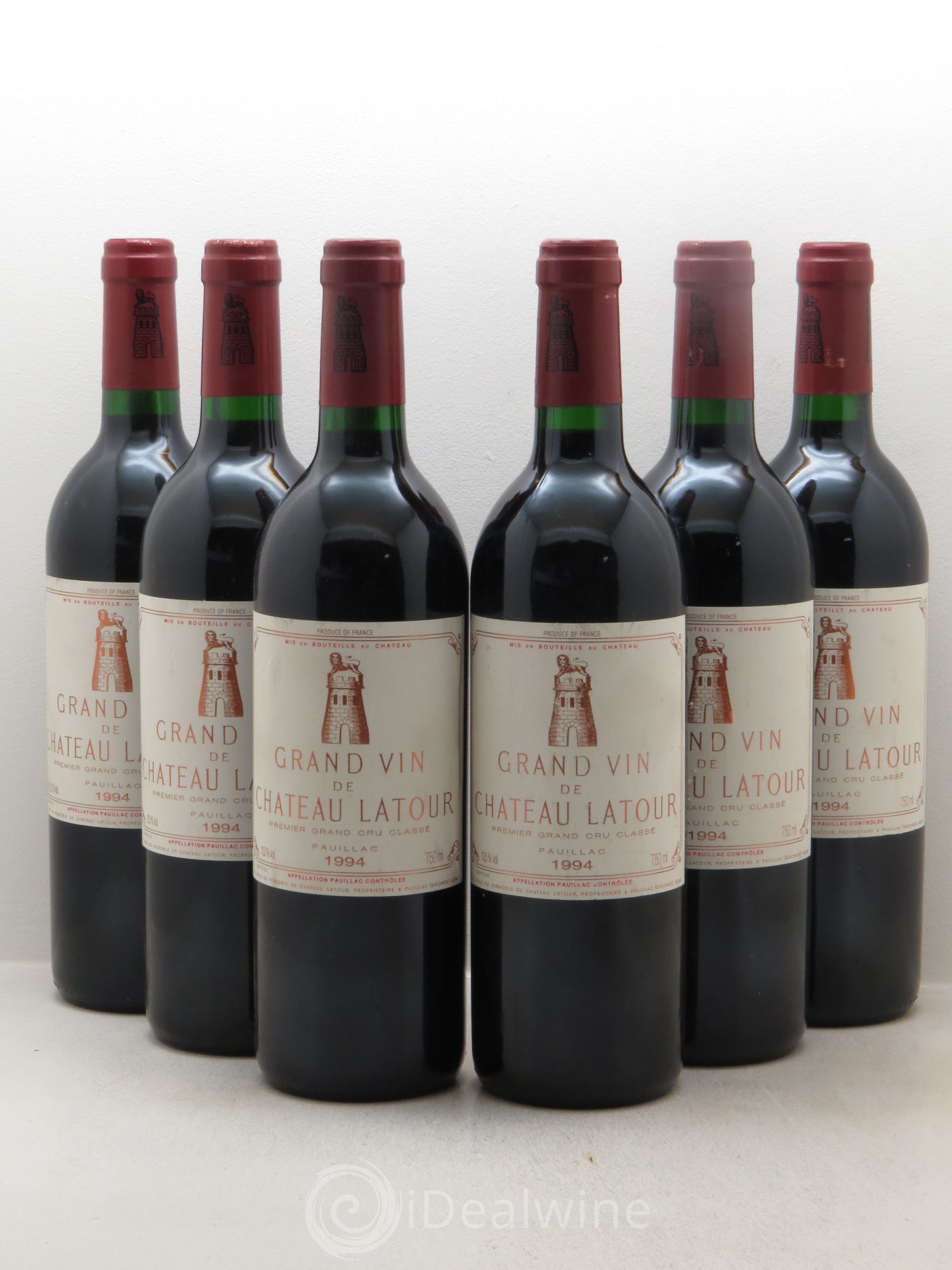 Château Latour 1er Grand Cru Classé 1994 - Lot de 6 bouteilles - 0