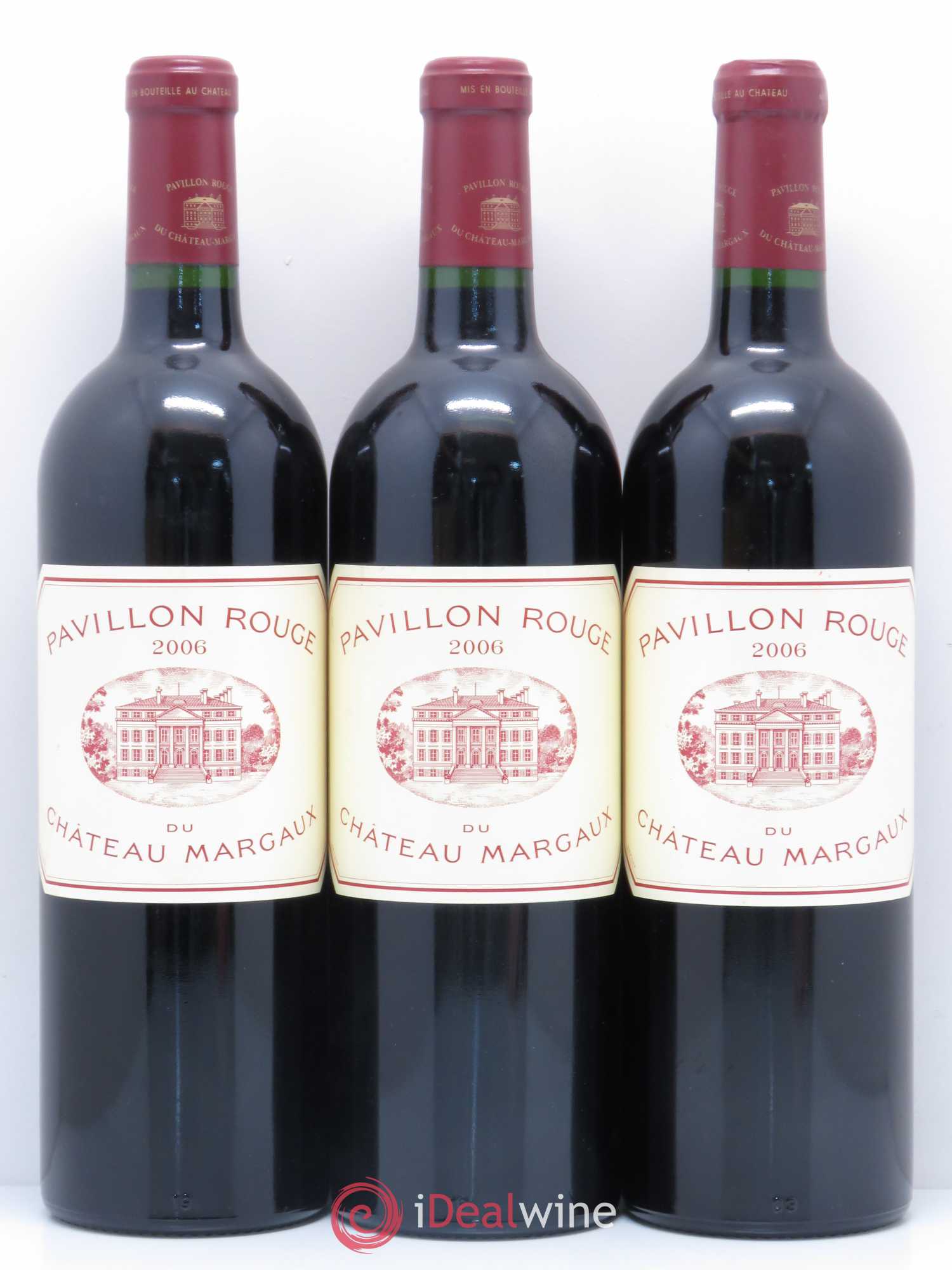 Pavillon Rouge du Château Margaux Second Vin 2006 - Lot de 3 bouteilles - 0