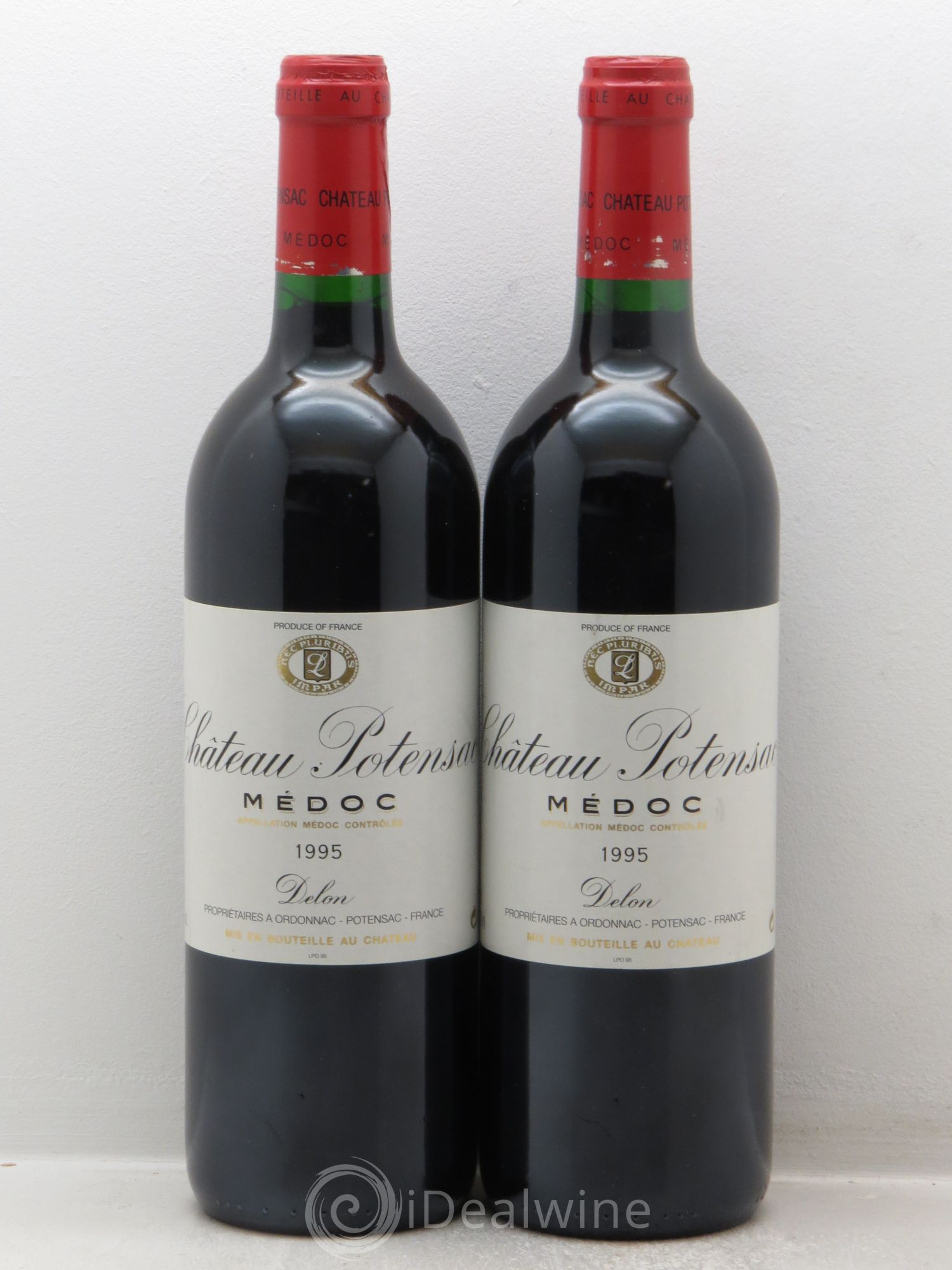 Château Potensac 1995 - Lot de 2 bouteilles - 0