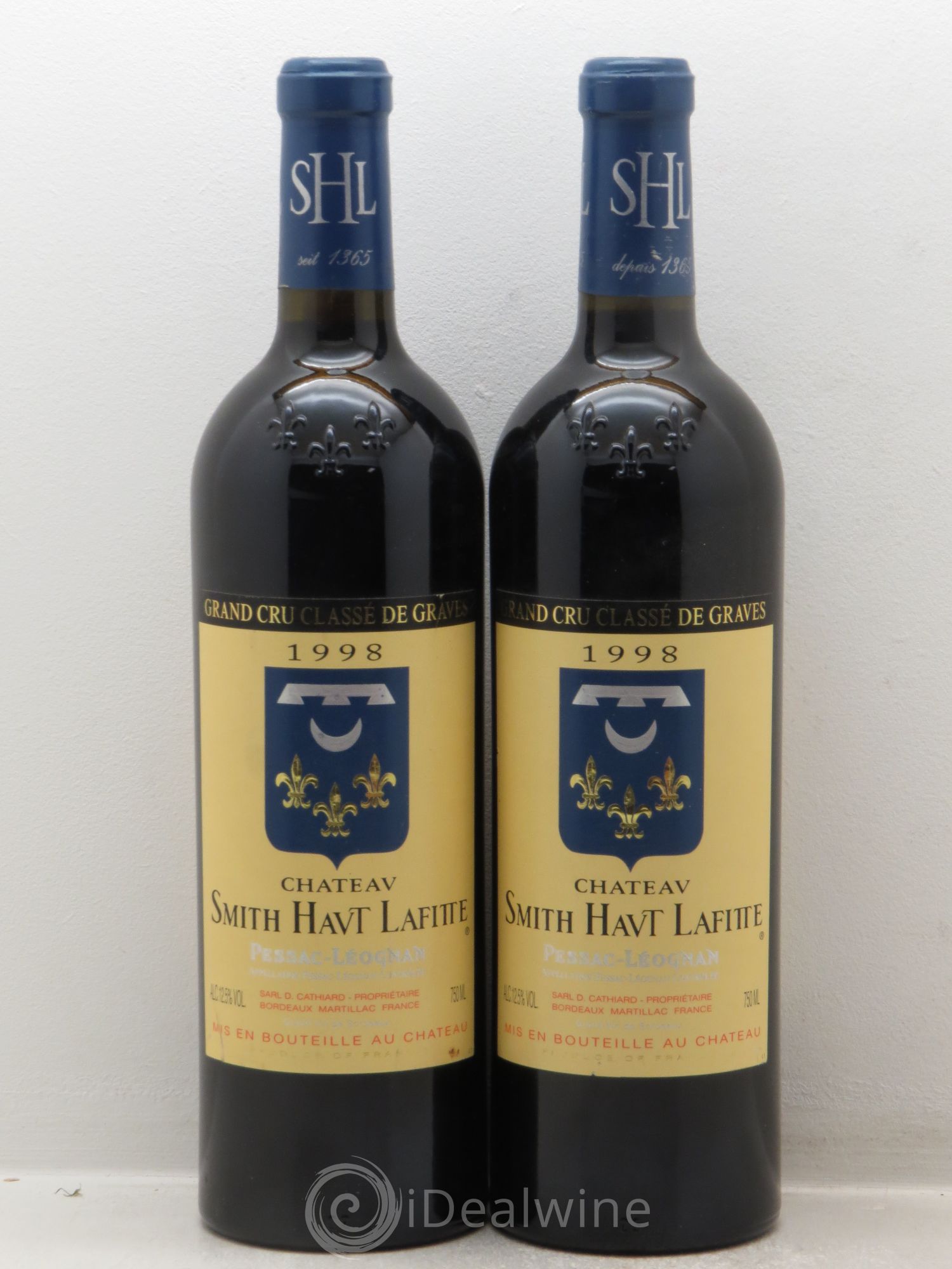 Château Smith Haut Lafitte Cru Classé de Graves 1998 - Lot de 2 bouteilles - 0