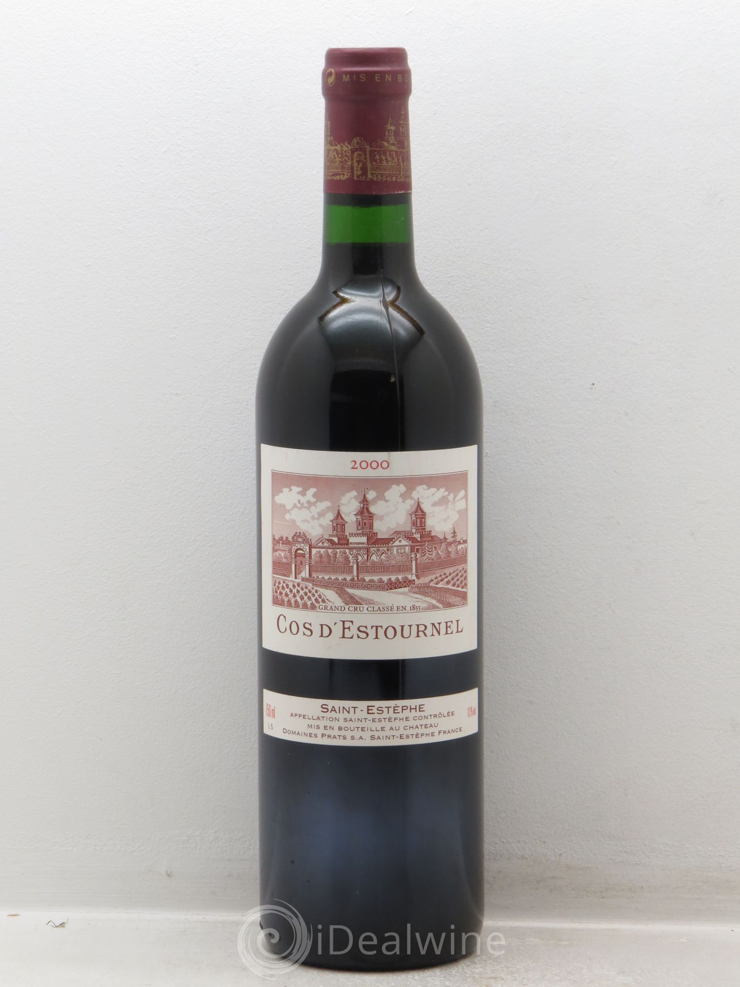 Cos d'Estournel 2ème Grand Cru Classé 2000 - Lot de 1 bouteille - 0