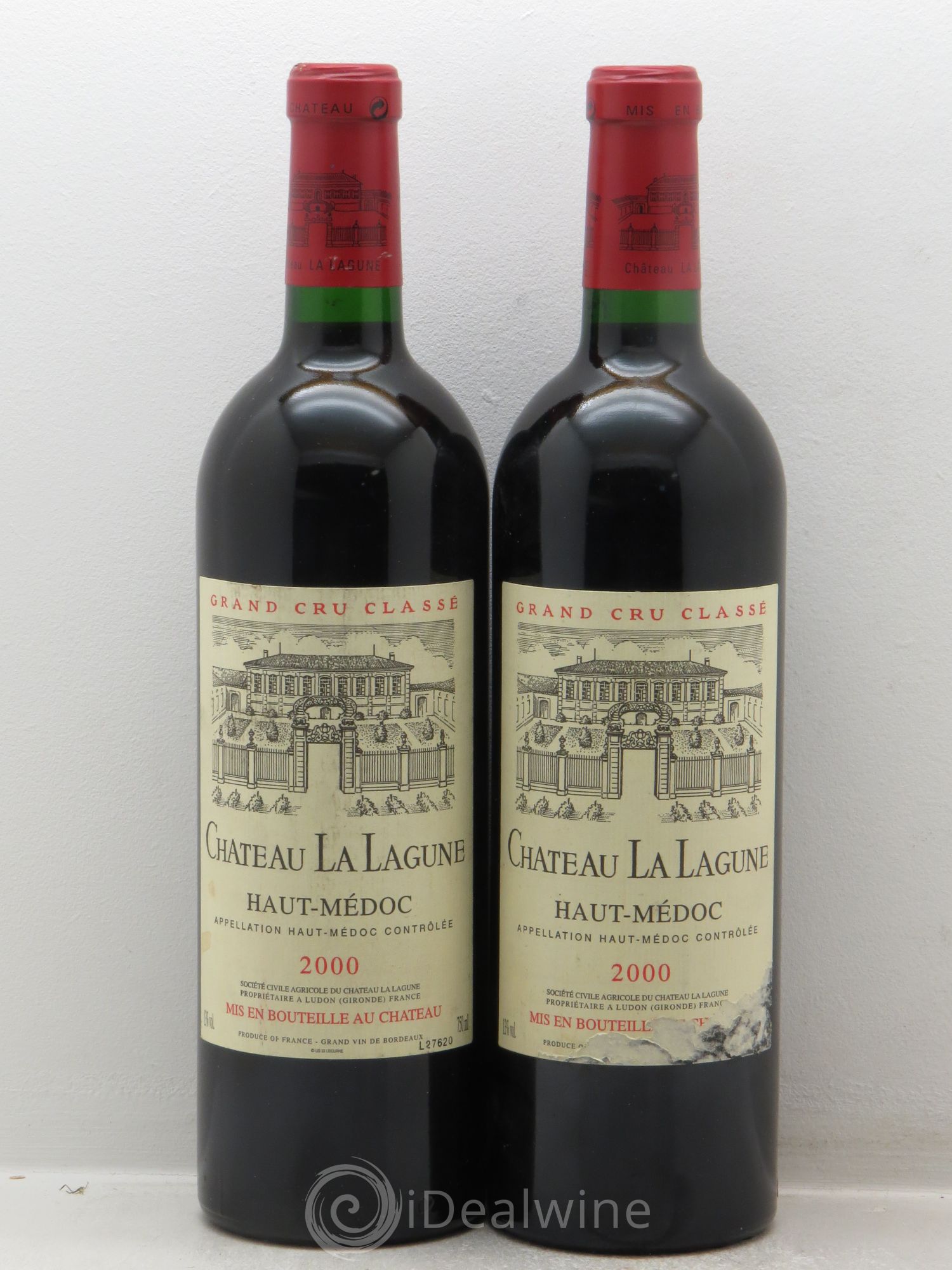 Château la Lagune 3ème Grand Cru Classé 2000 - Lot de 2 bouteilles - 0