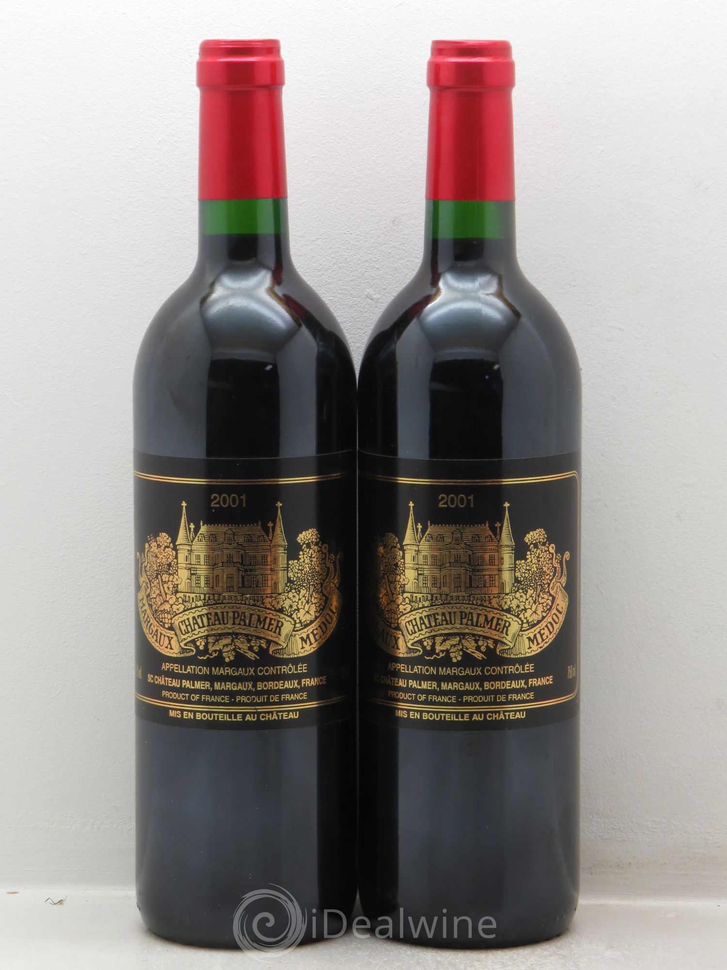 Château Palmer 3ème Grand Cru Classé 2001 - Lot de 2 bouteilles - 0