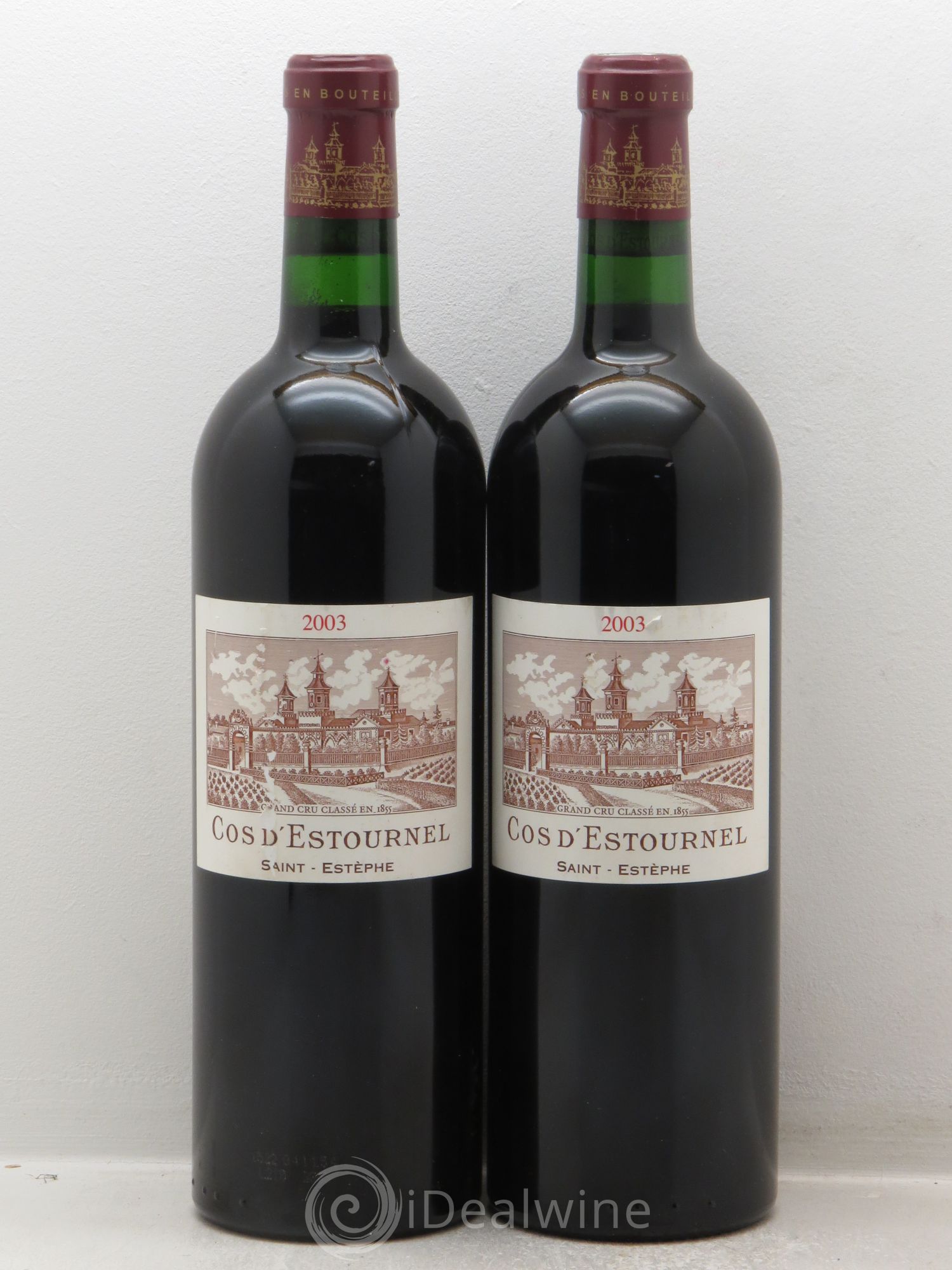 Cos d'Estournel 2ème Grand Cru Classé 2003 - Lot de 2 bouteilles - 0