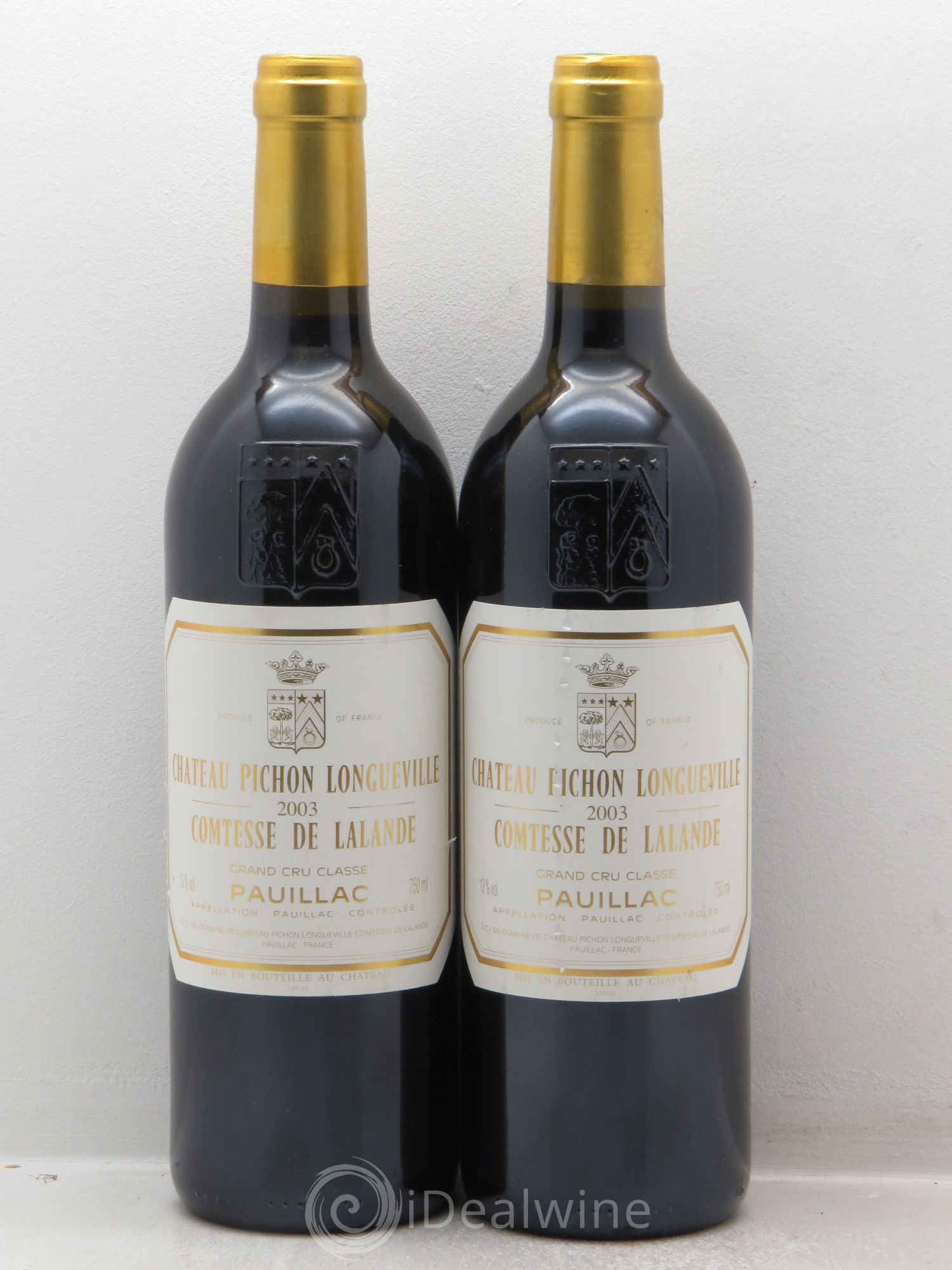 Château Pichon Longueville Comtesse de Lalande 2ème Grand Cru Classé 2003 - Lot de 2 bouteilles - 0