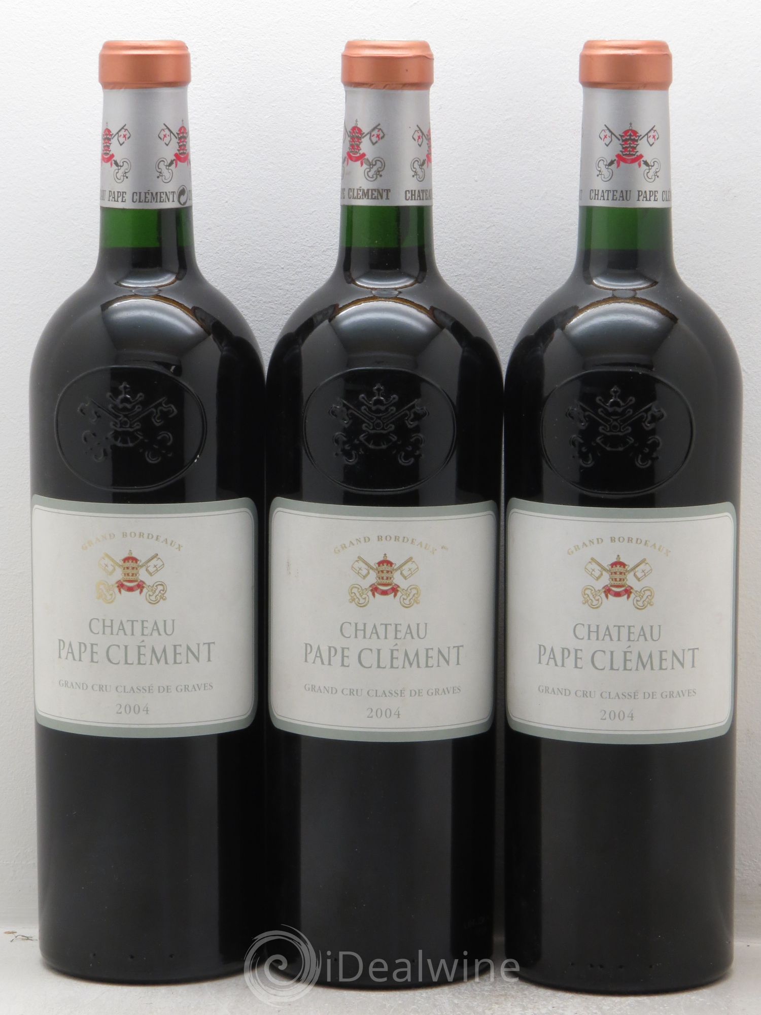 Château Pape Clément Cru Classé de Graves 2004 - Lot de 3 bouteilles - 0