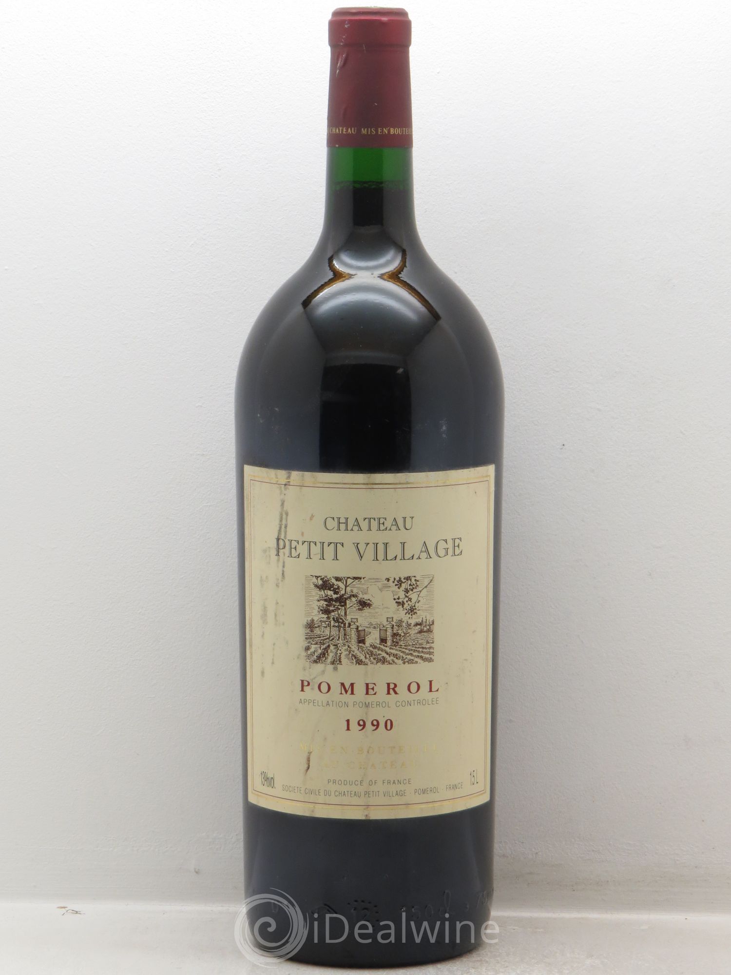 Château Petit Village 1990 - Lot de 1 magnum - 0