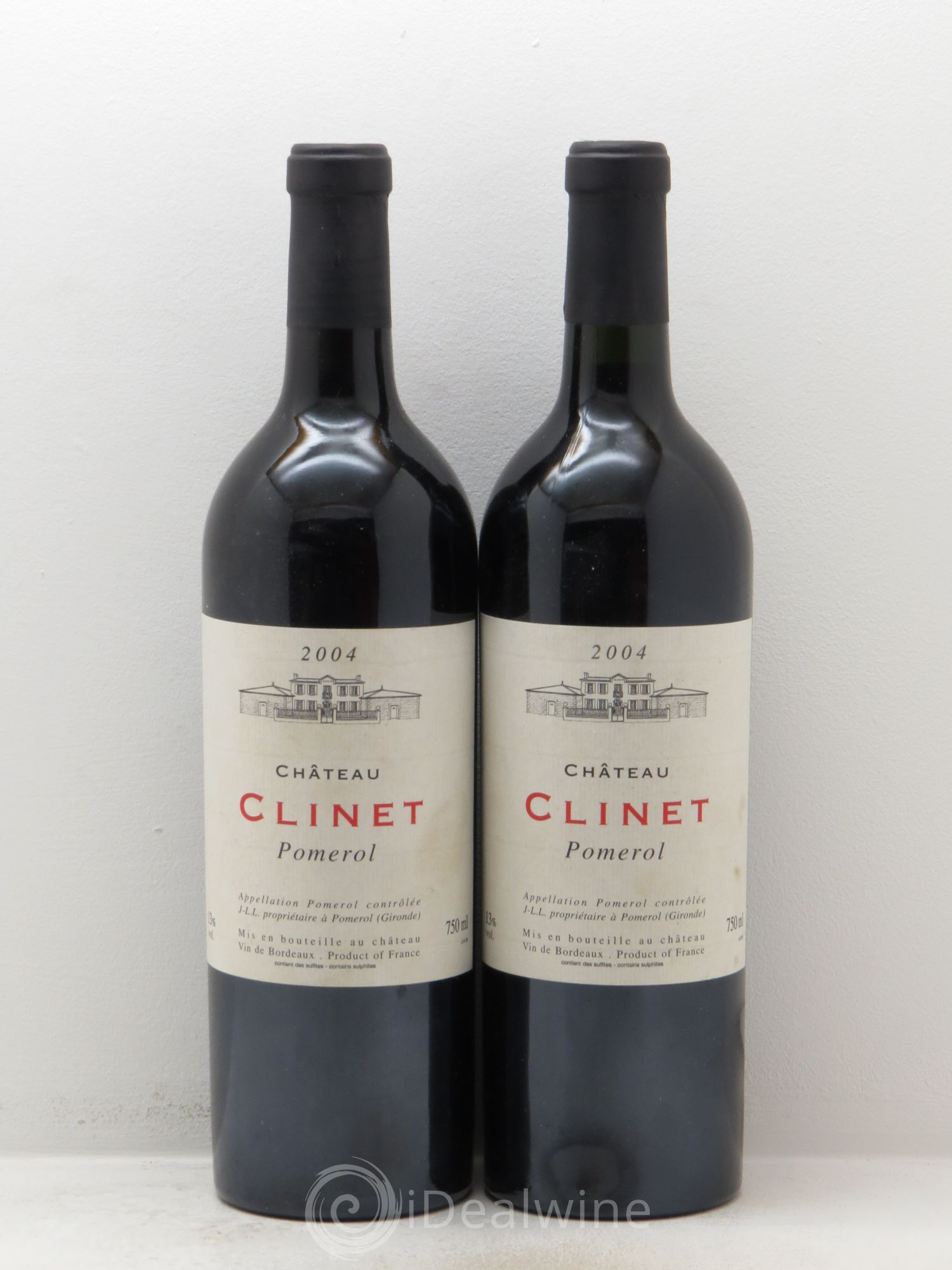 Château Clinet 2004 - Lot de 2 bouteilles - 0