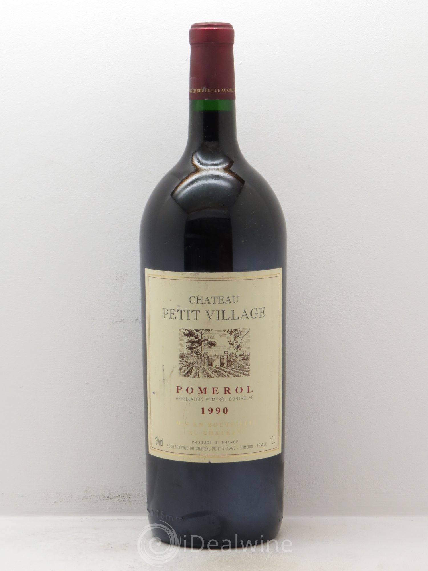Château Petit Village 1990 - Lot de 1 magnum - 0
