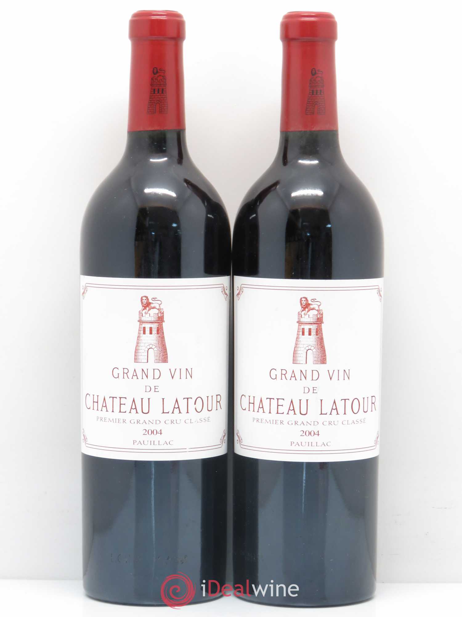 Château Latour 1er Grand Cru Classé 2004 - Lot de 2 bouteilles - 0