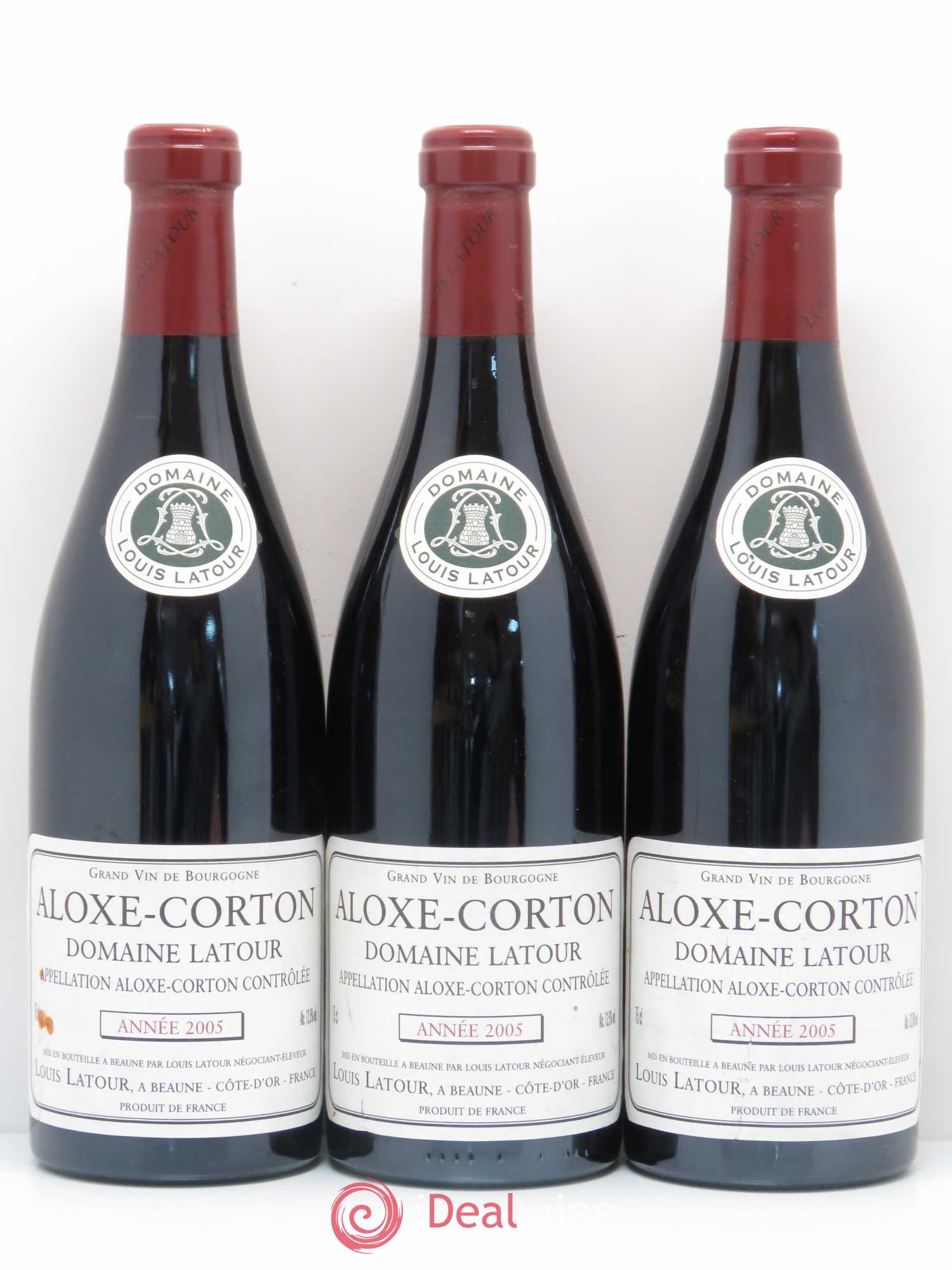 Aloxe-Corton Louis Latour 2005 - Lot de 3 bouteilles - 0