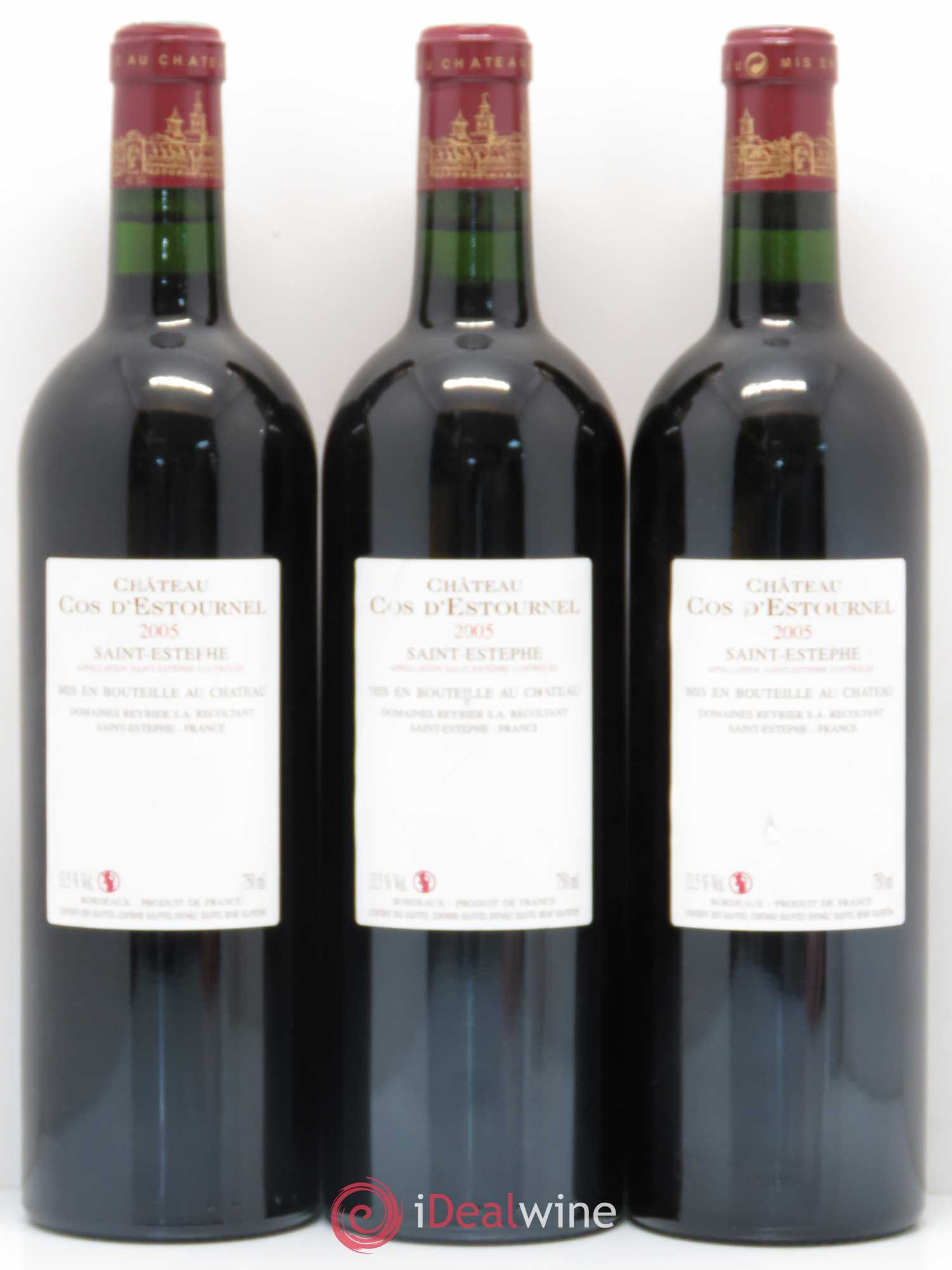 Cos d'Estournel 2ème Grand Cru Classé 2005 - Lot de 3 bouteilles - 1