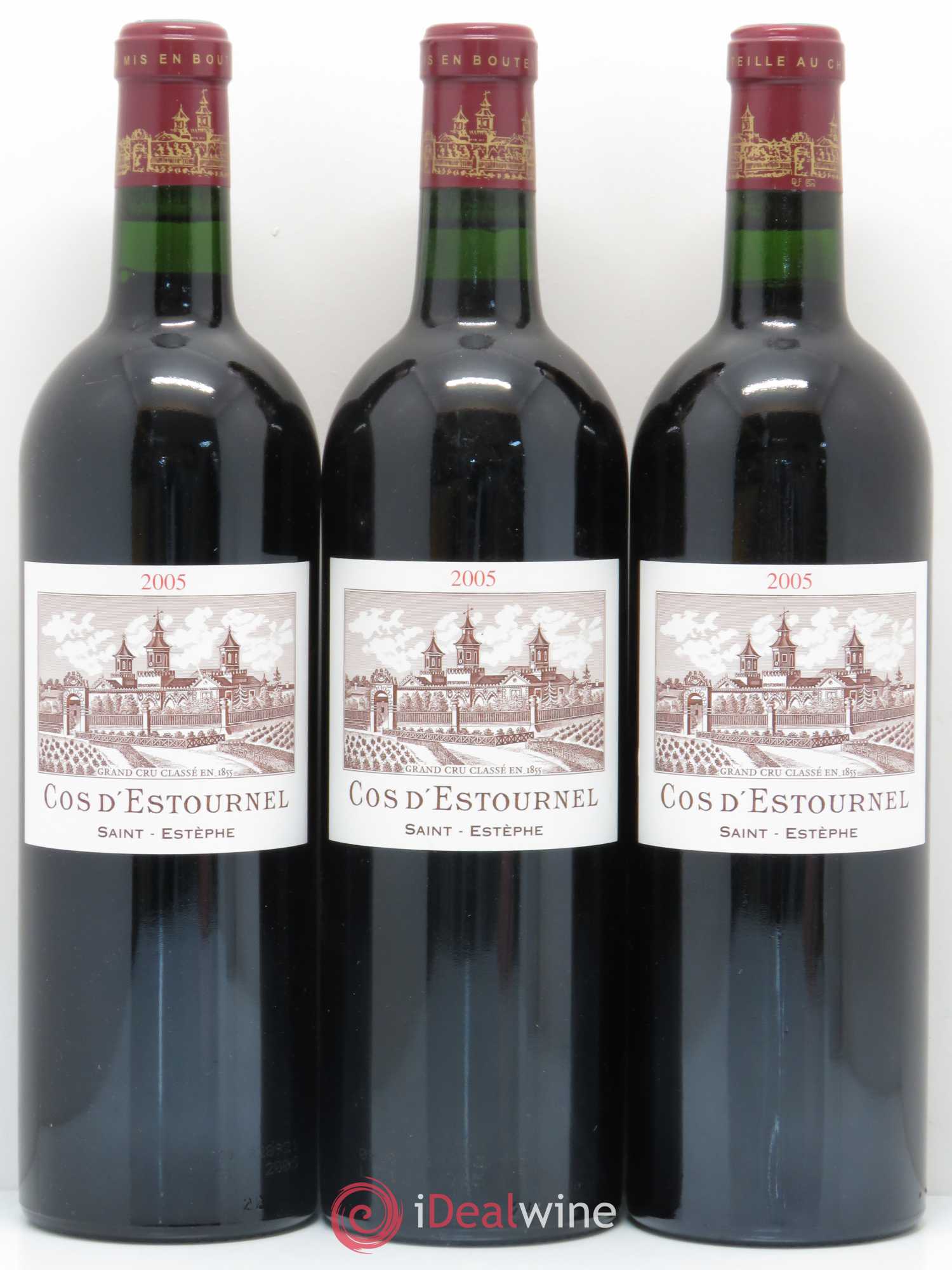 Cos d'Estournel 2ème Grand Cru Classé 2005 - Lot de 3 bouteilles - 0