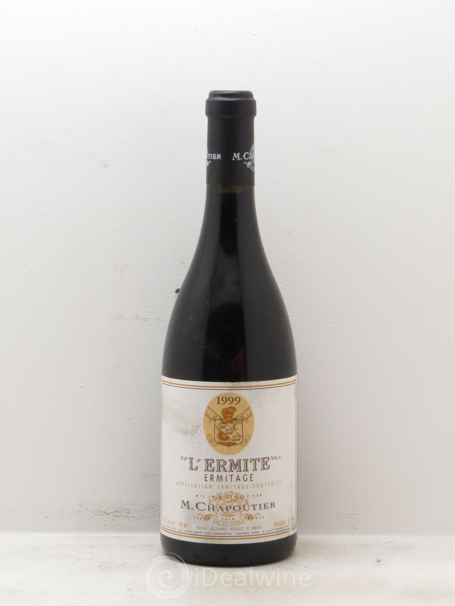 Hermitage Ermitage l'Ermite Chapoutier 1999 - Lot de 1 bouteille - 0