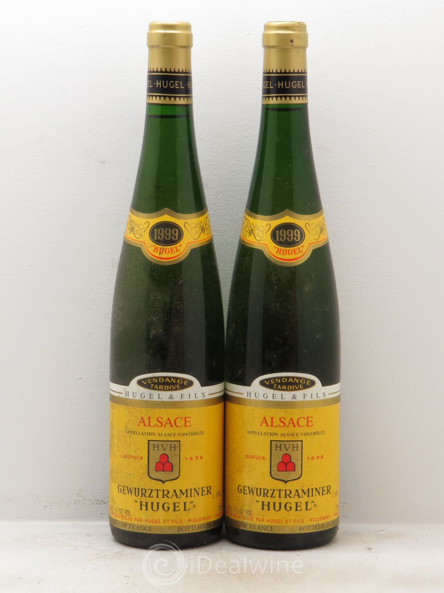 Gewurztraminer Vendanges Tardives Hugel (Domaine) 1999 - Lot de 2 bouteilles - 0