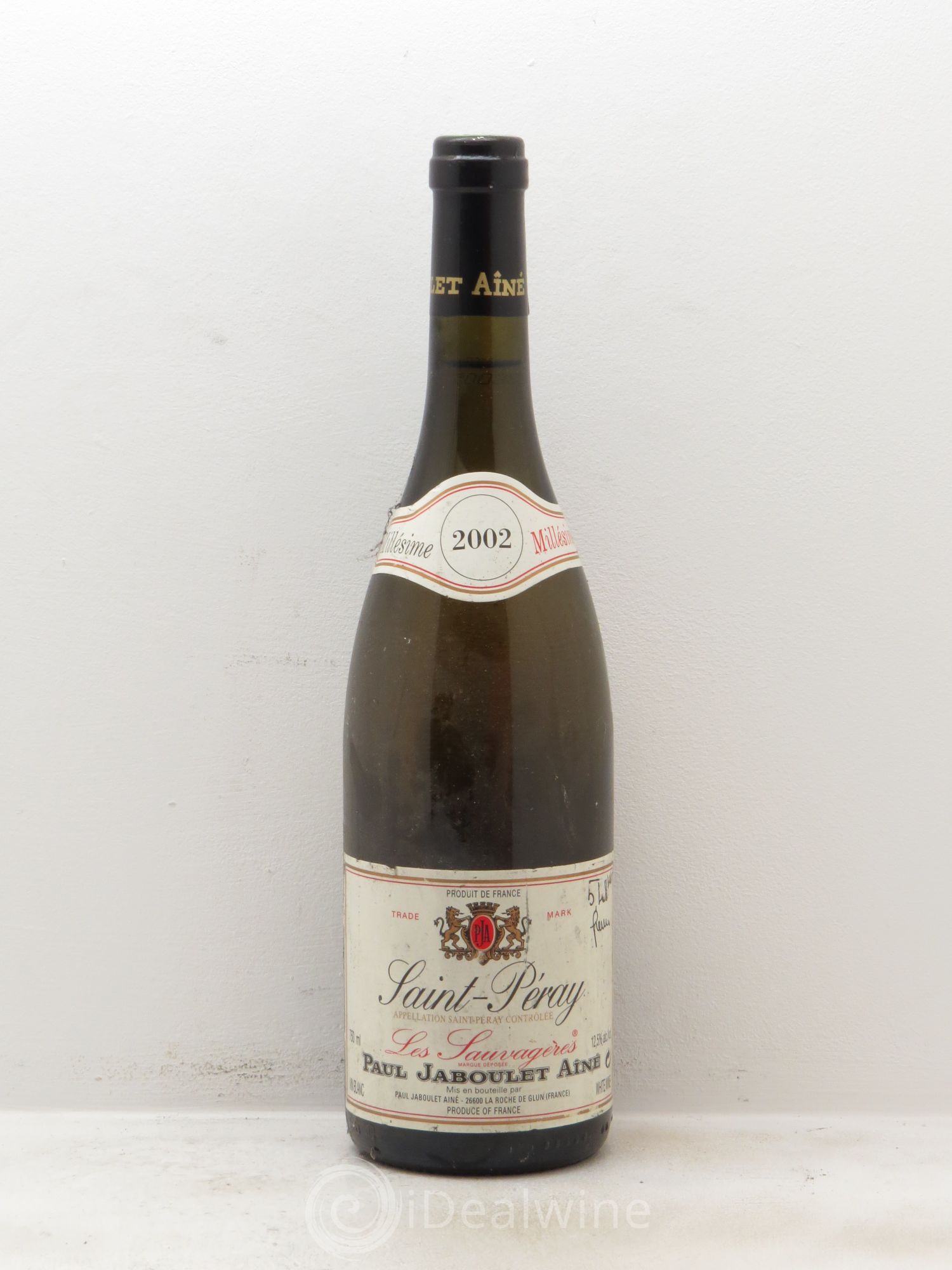 Saint-Péray Les Sauvagères - Jaboulet 2002 - Posten von 1 Flasche - 0