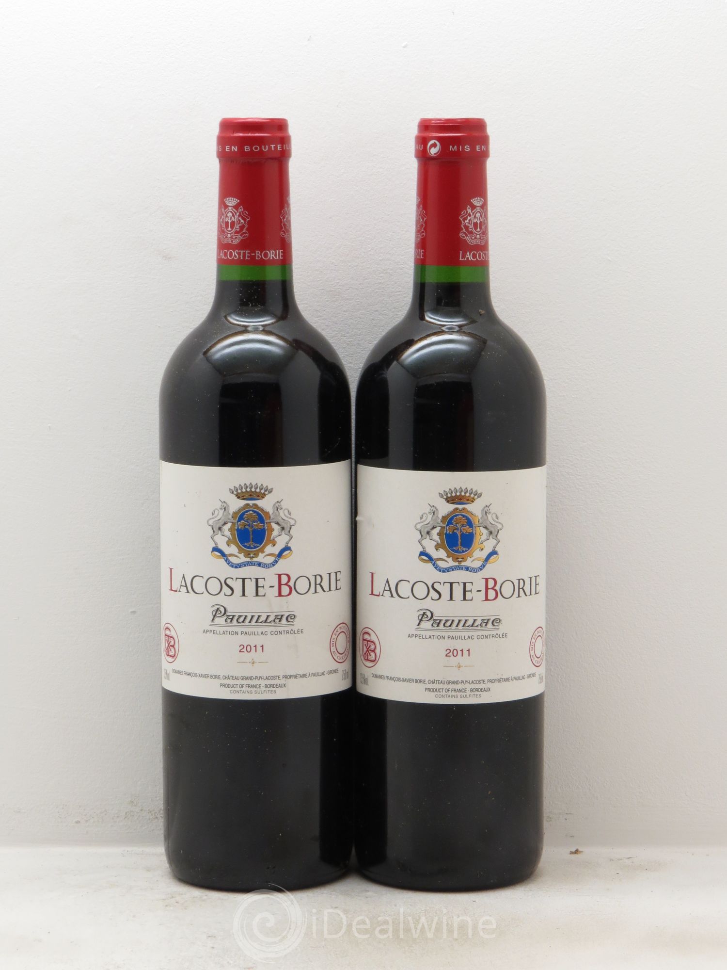 Lacoste Borie 2011 - Lot de 2 bouteilles - 0