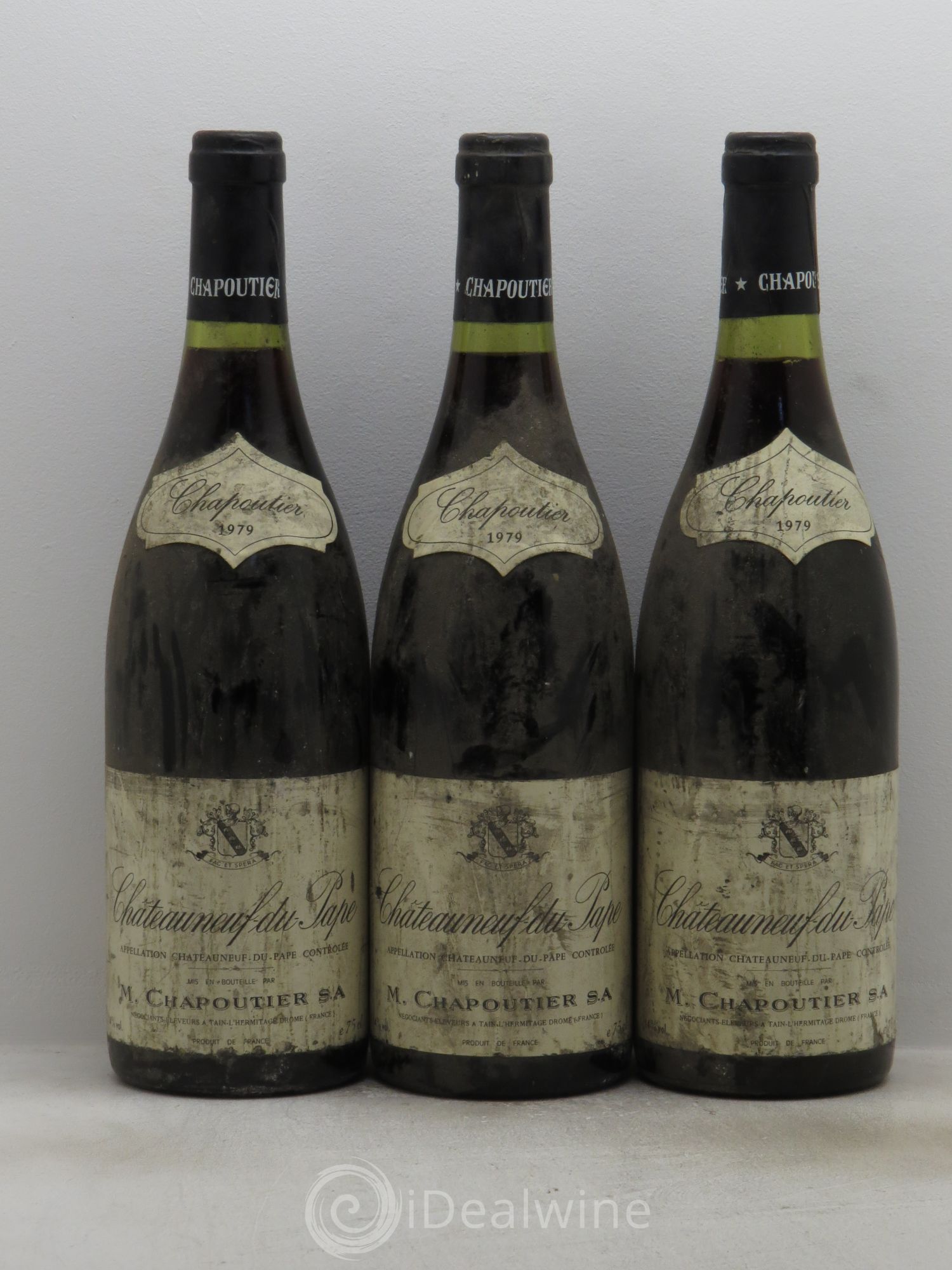 Châteauneuf-du-Pape 1979 - Lot de 3 bouteilles - 0