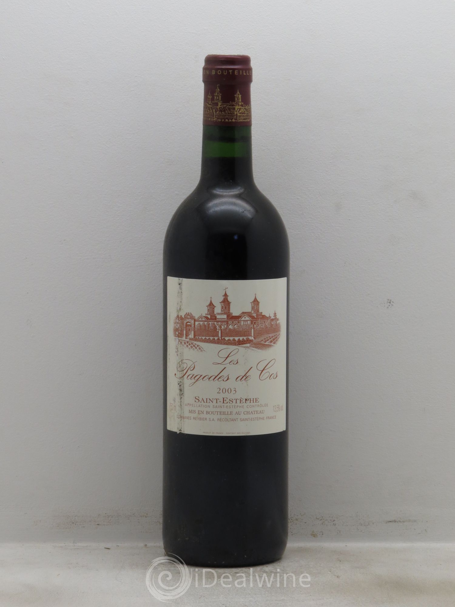 Les Pagodes de Cos Second Vin 2003 - Posten von 12 Flaschen - 0