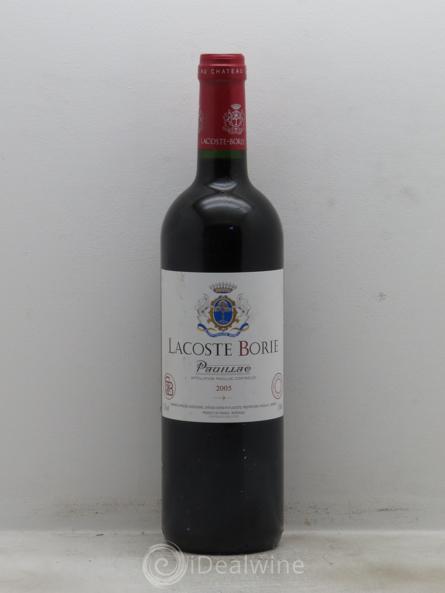 Lacoste Borie 2005 - Lot de 1 bouteille - 0