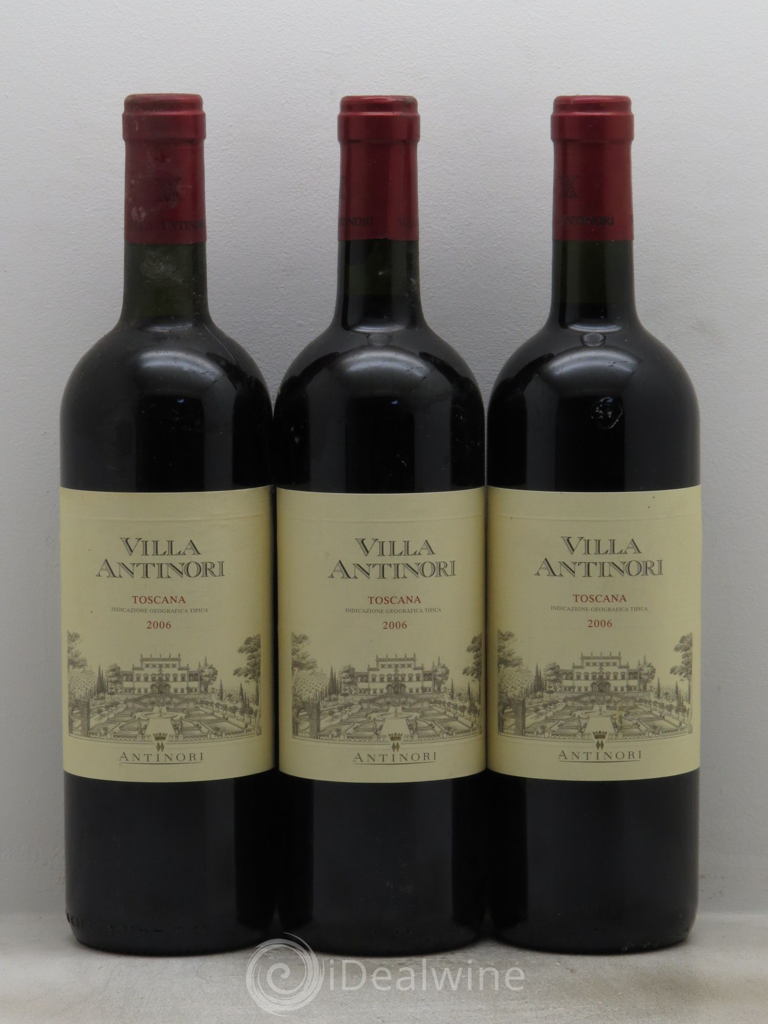 Toscana IGT Villa Antinori 2006 - Lot de 3 bouteilles - 0