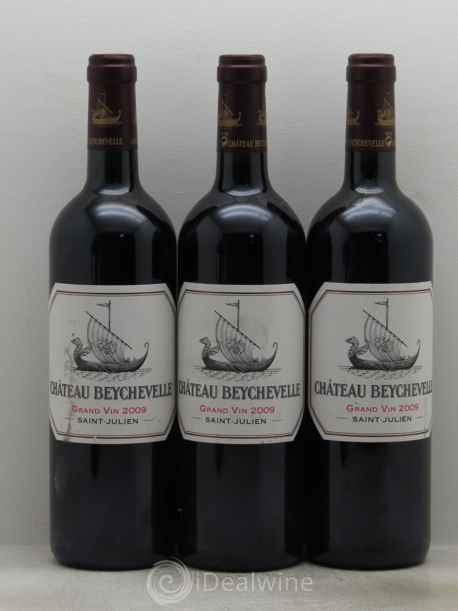 Château Beychevelle 4ème Grand Cru Classé 2009 - Lot de 3 bouteilles - 0