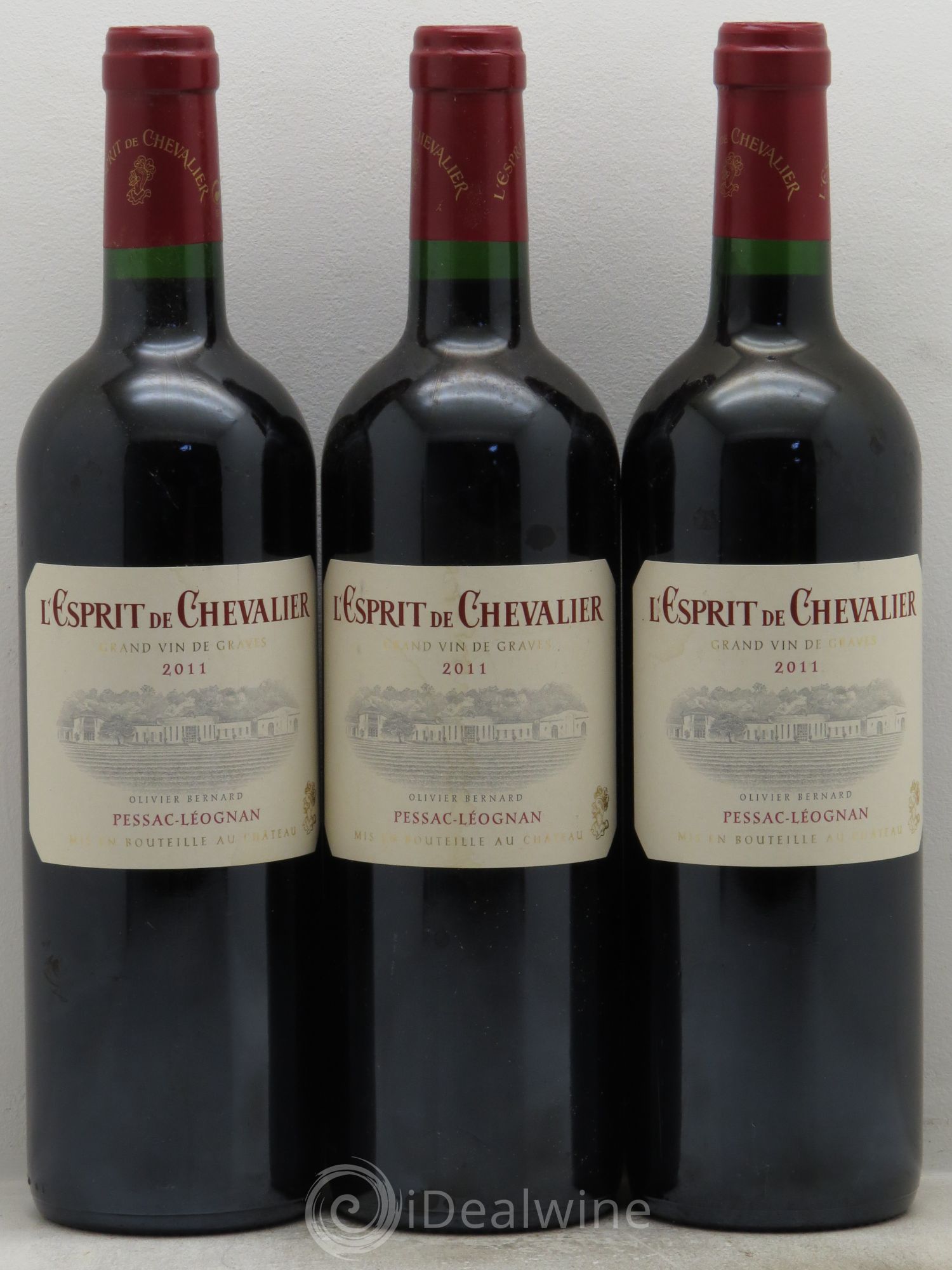 Esprit de Chevalier Second Vin 2011 - Lot de 3 bouteilles - 0