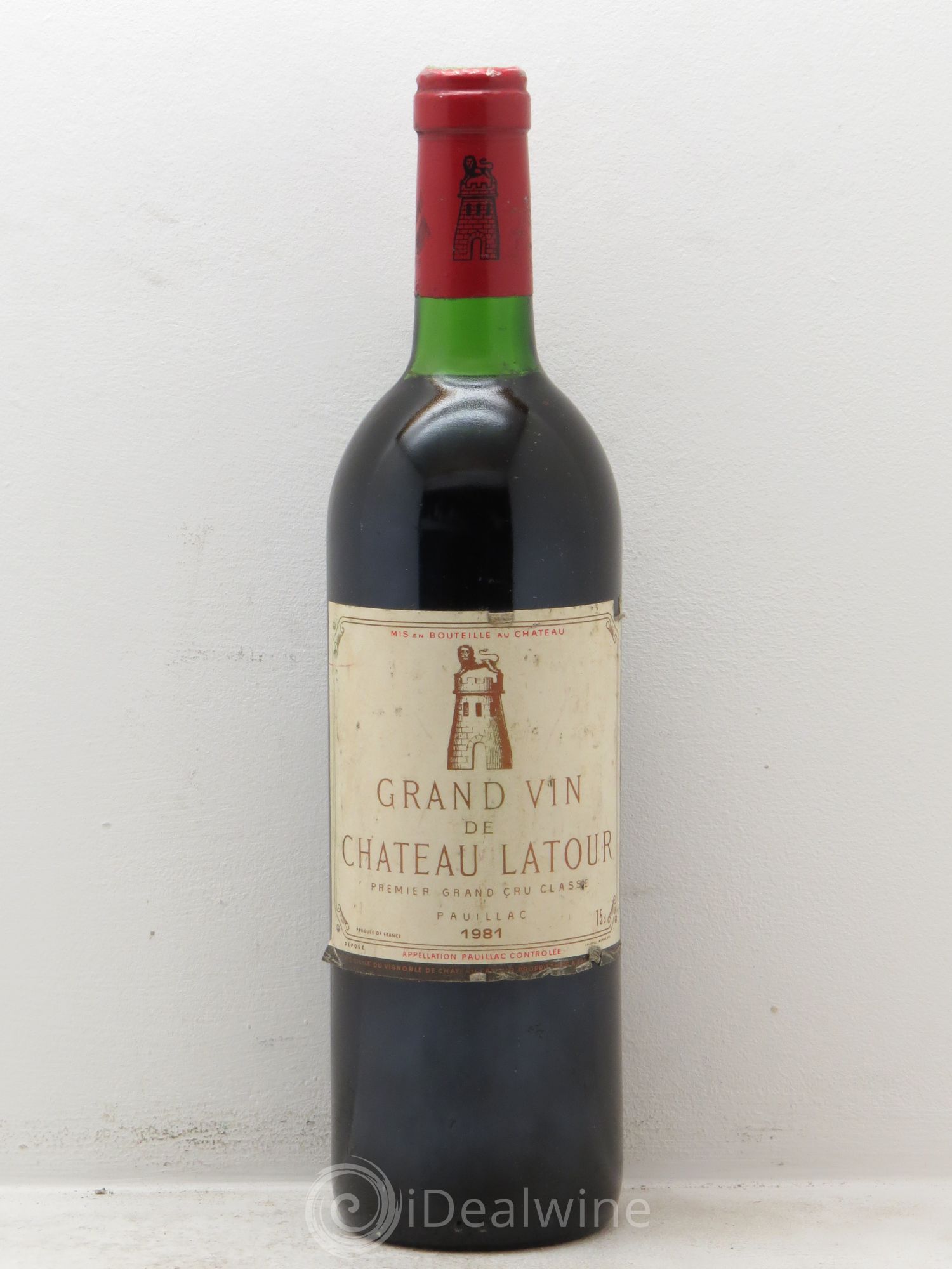 Château Latour 1er Grand Cru Classé 1981 - Lot de 1 bouteille - 0