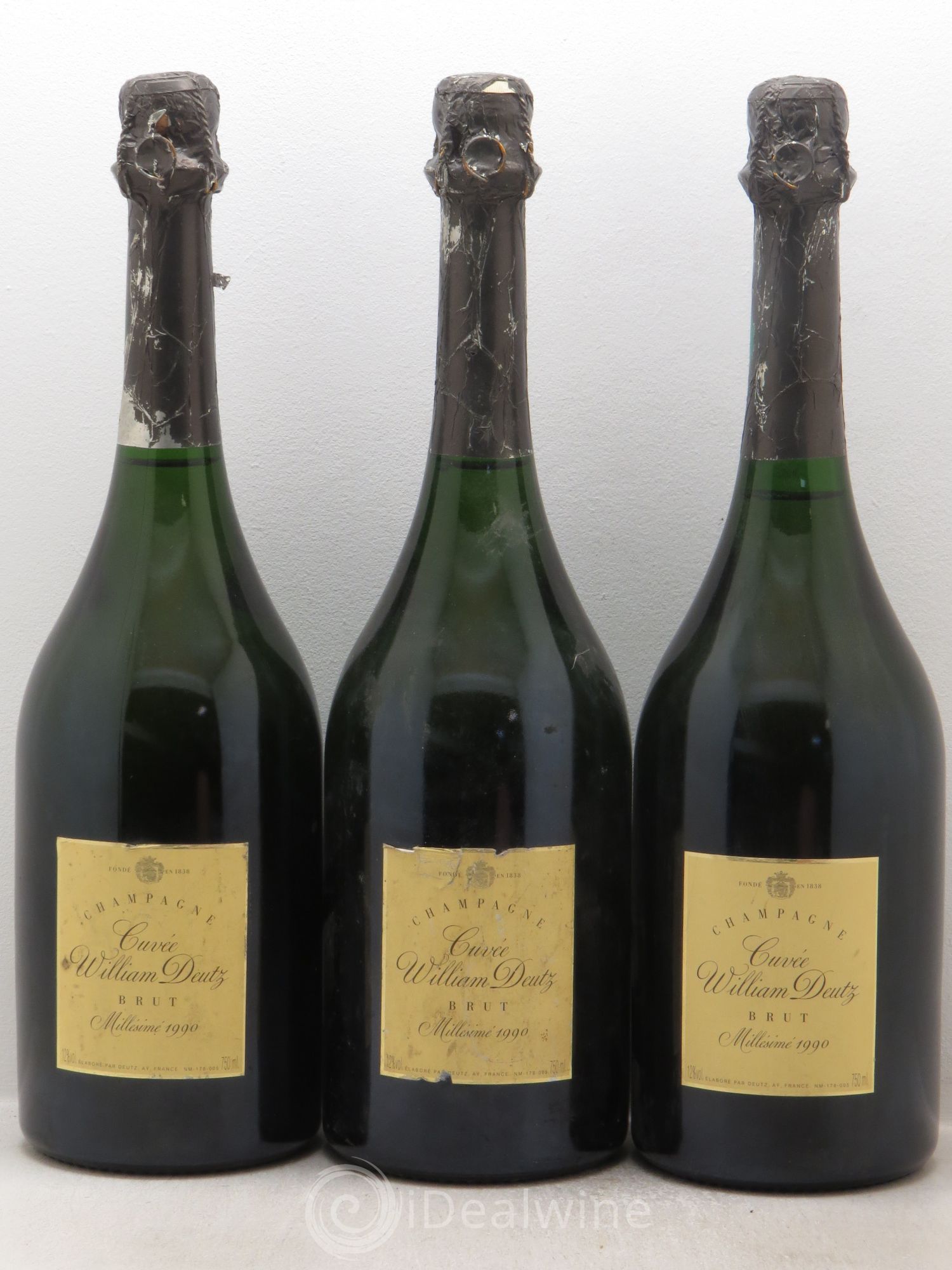 Cuvée William Deutz Deutz 1990 - Lot de 3 bouteilles - 0
