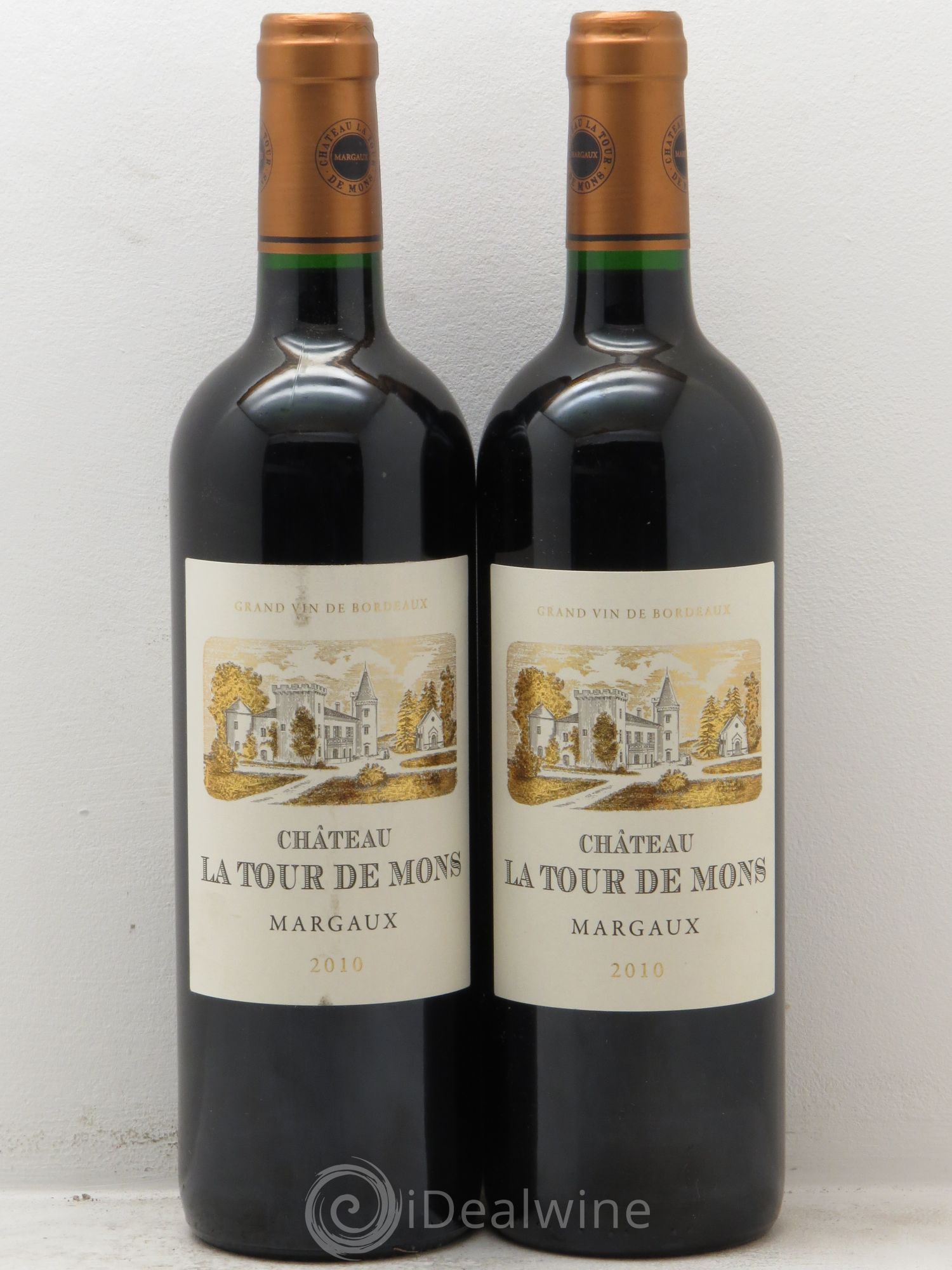 Château la Tour de Mons Cru Bourgeois 2010 - Lot de 2 bouteilles - 0