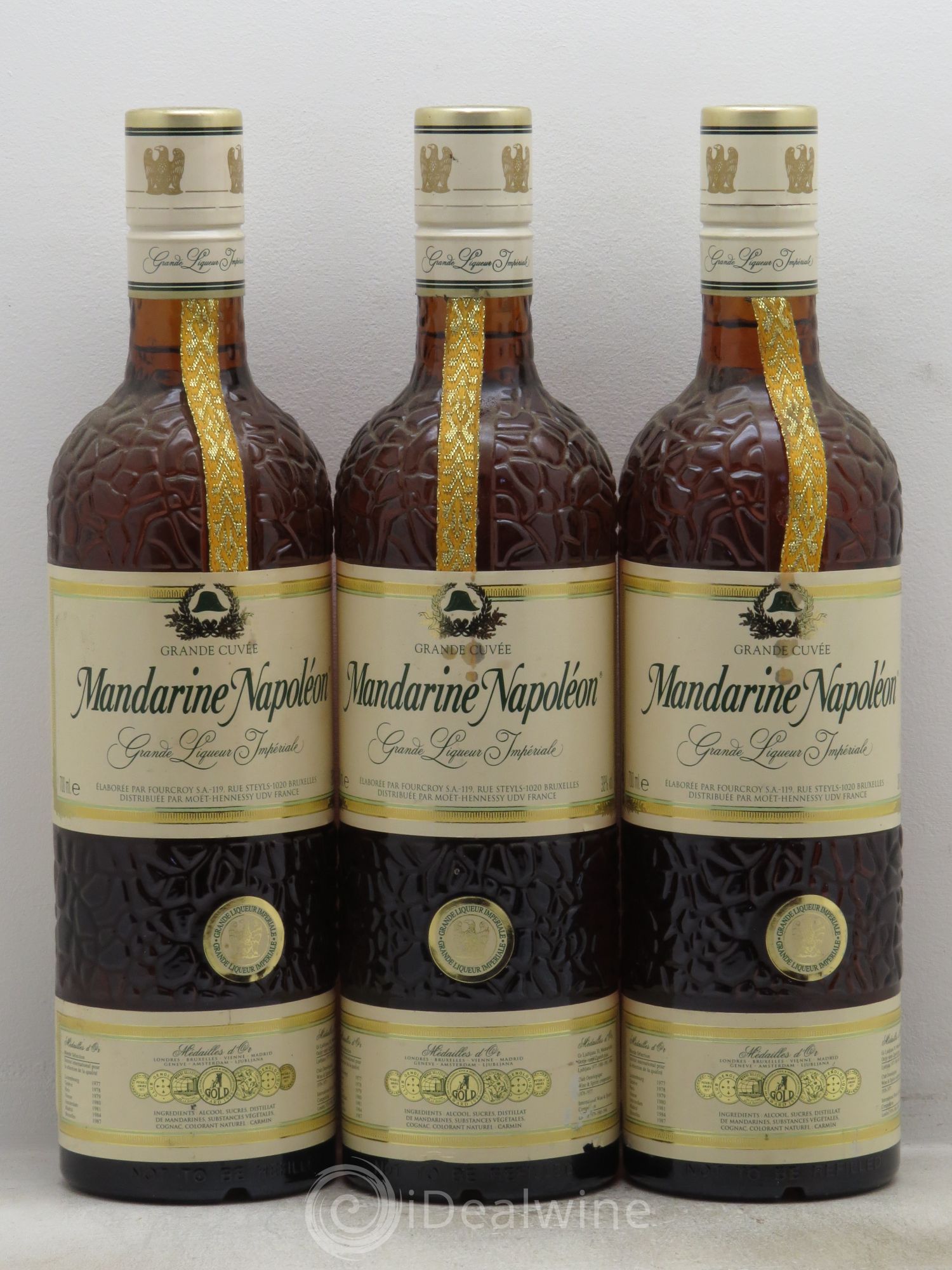 Alcools divers Mandarine Napoléon (38°) - Posten von 3 Flaschen - 0