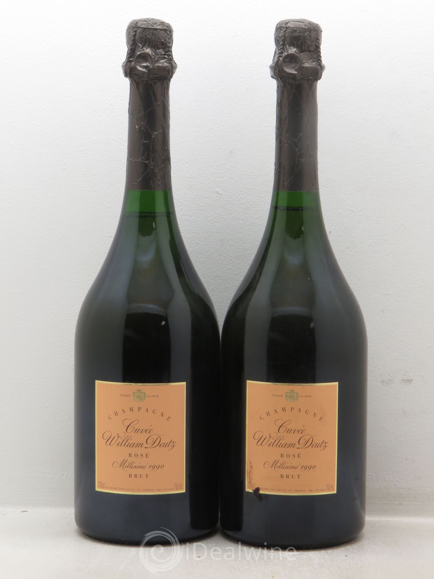 Champagne - Cuvée William Deutz Deutz 1990 - Lot of 2 bottles - 0