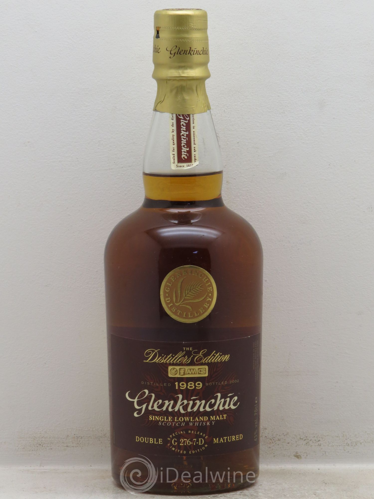 Whisky Glenkinchie (43°) 1989 - Posten von 1 Flasche - 0