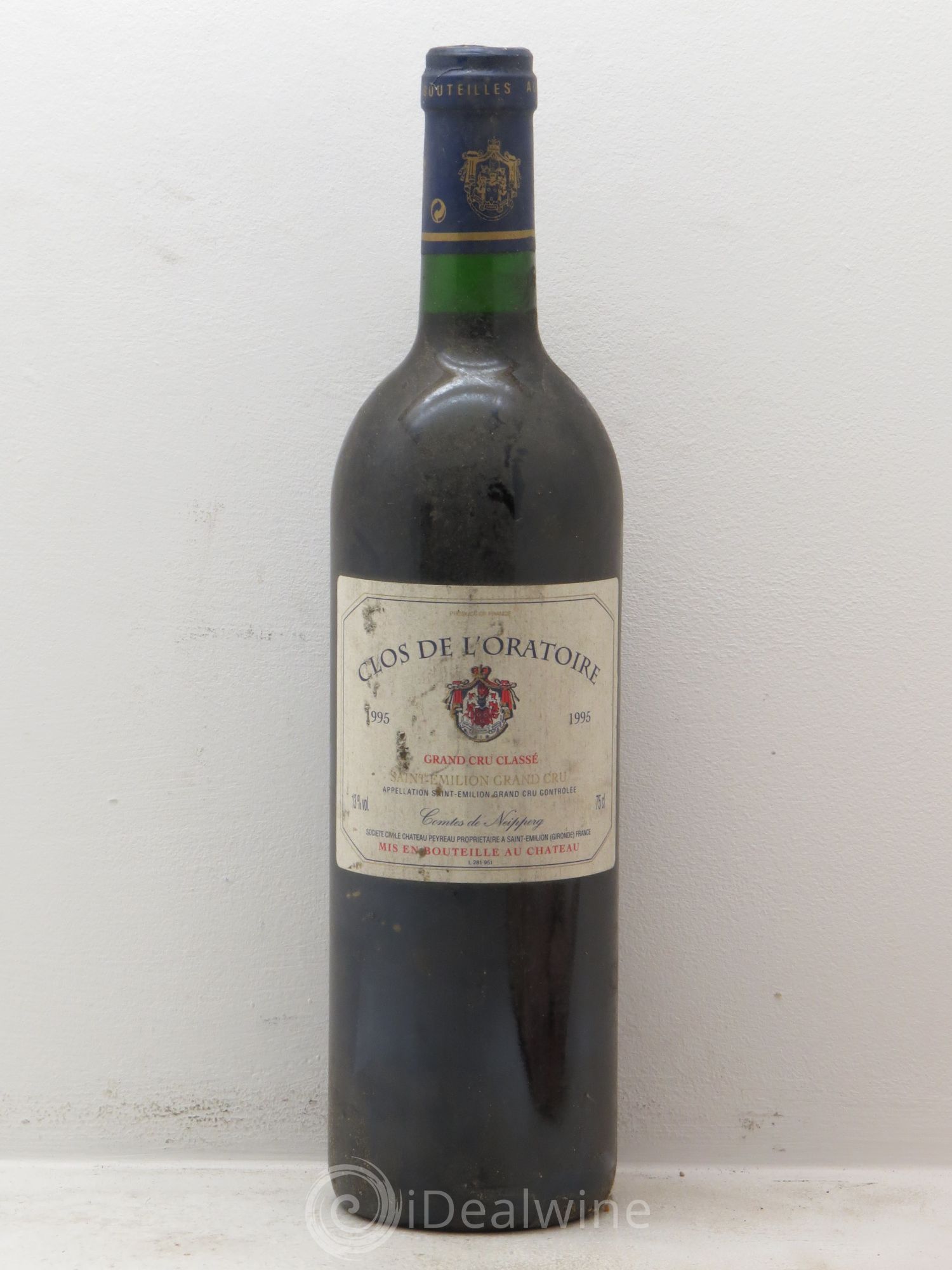 Clos de l'Oratoire Grand Cru Classé 1995 - Lot de 1 bouteille - 0