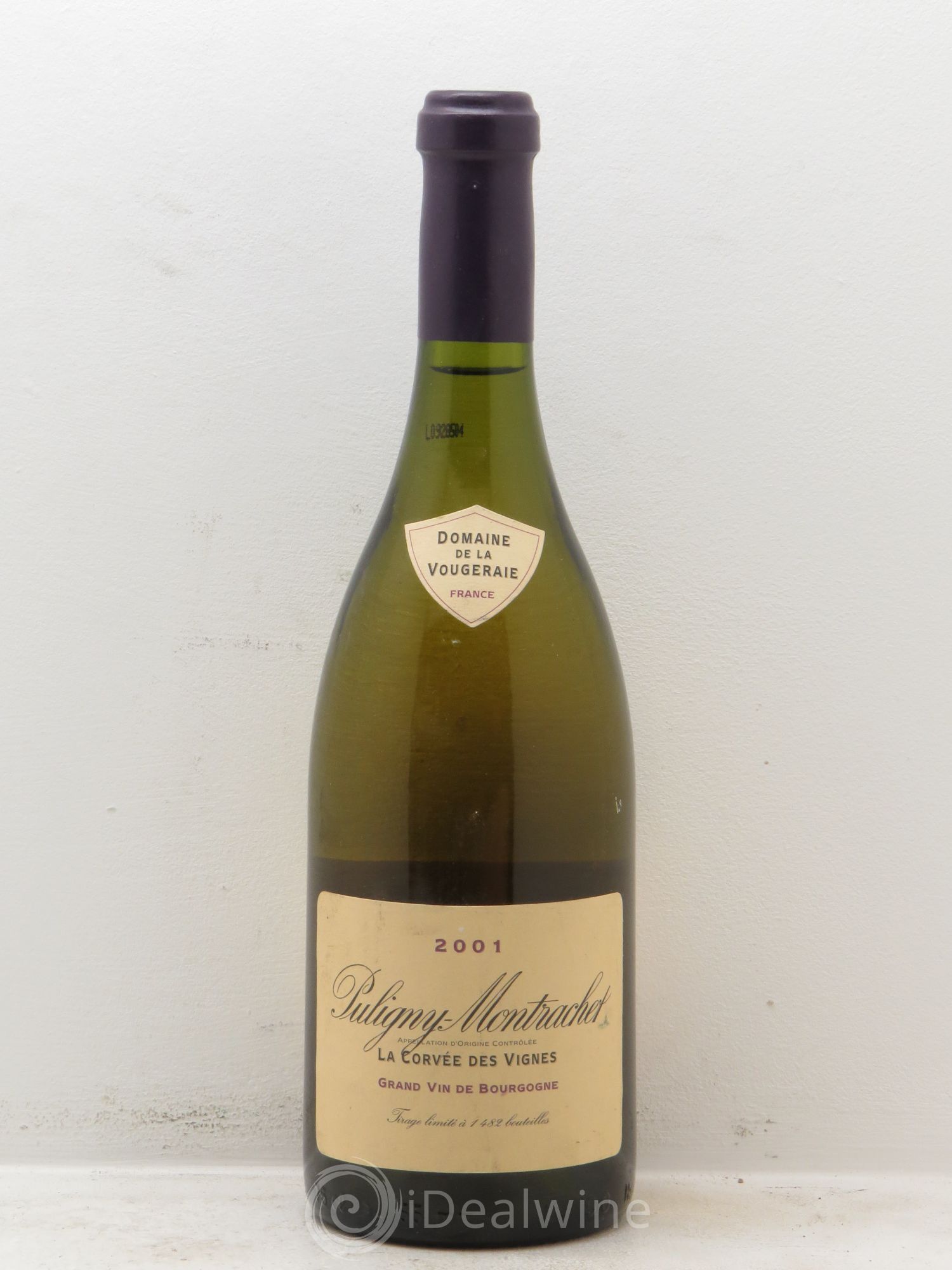 Puligny-Montrachet La Corvée des Vignes - Domaine de la Vougeraie 2001 - Posten von 1 Flasche - 0