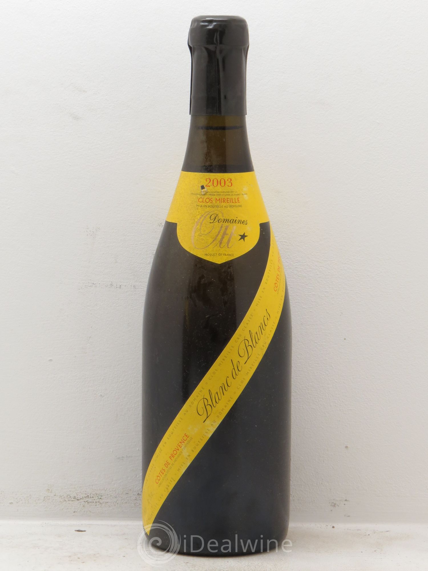 Côtes de Provence Clos Mireille Blanc de Blancs Domaine Ott 2003 - Posten von 6 Flaschen - 0