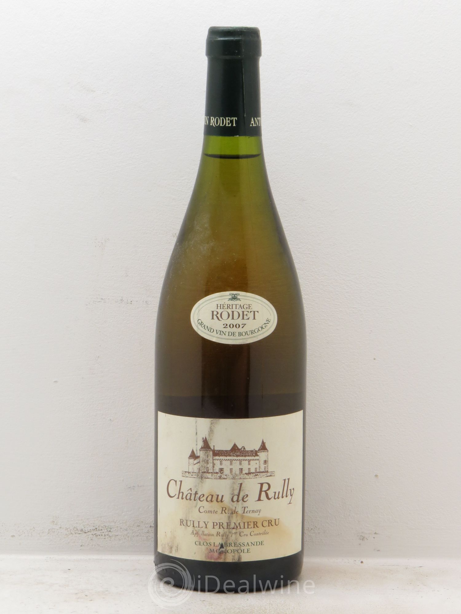 Rully 1er Cru Clos la Bressande Château Rully Rodet 2007 - Posten von 1 Flasche - 0