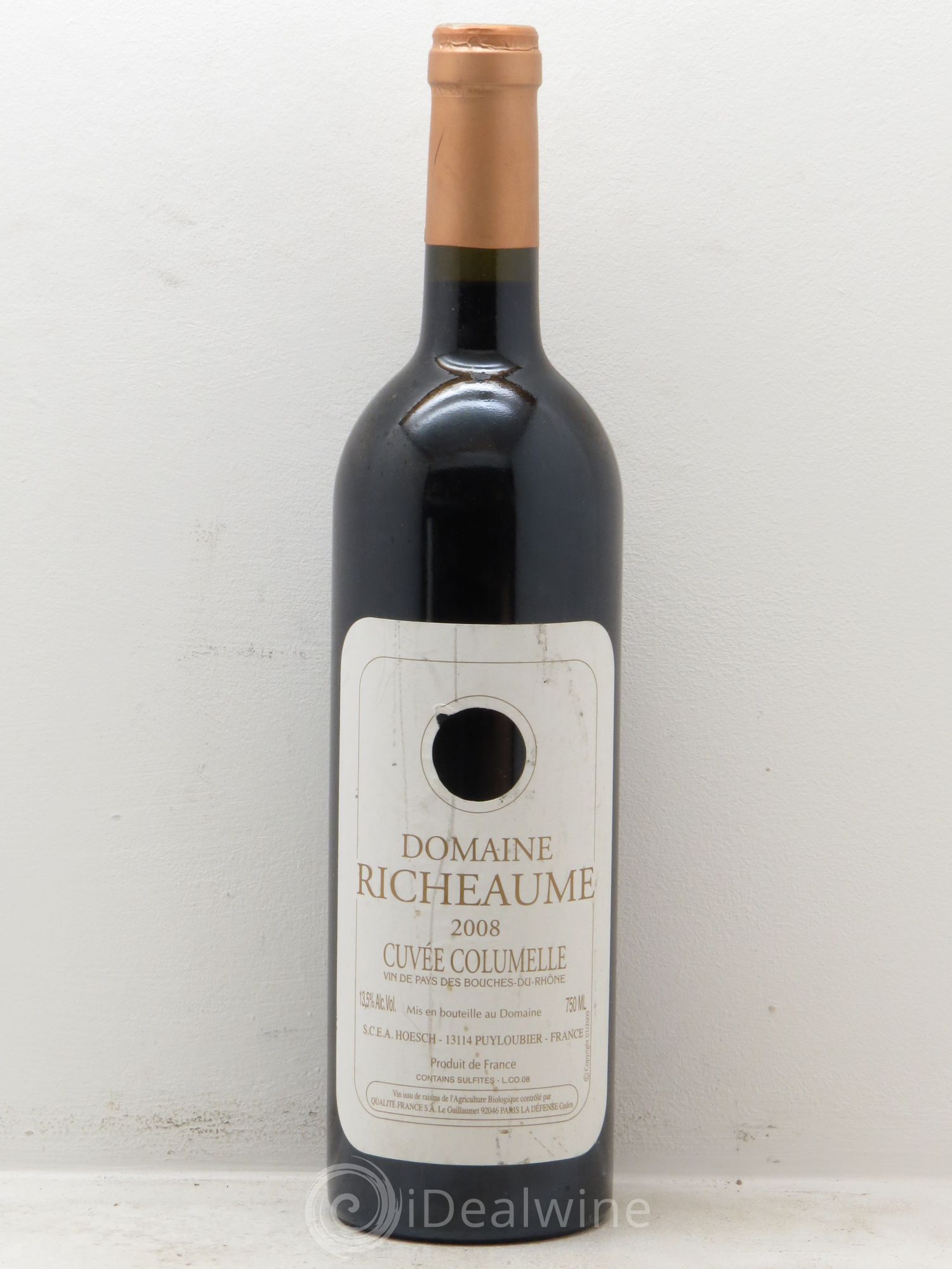 Rhône Richeaume Cuvée Columelle 2008 - Posten von 1 Flasche - 0