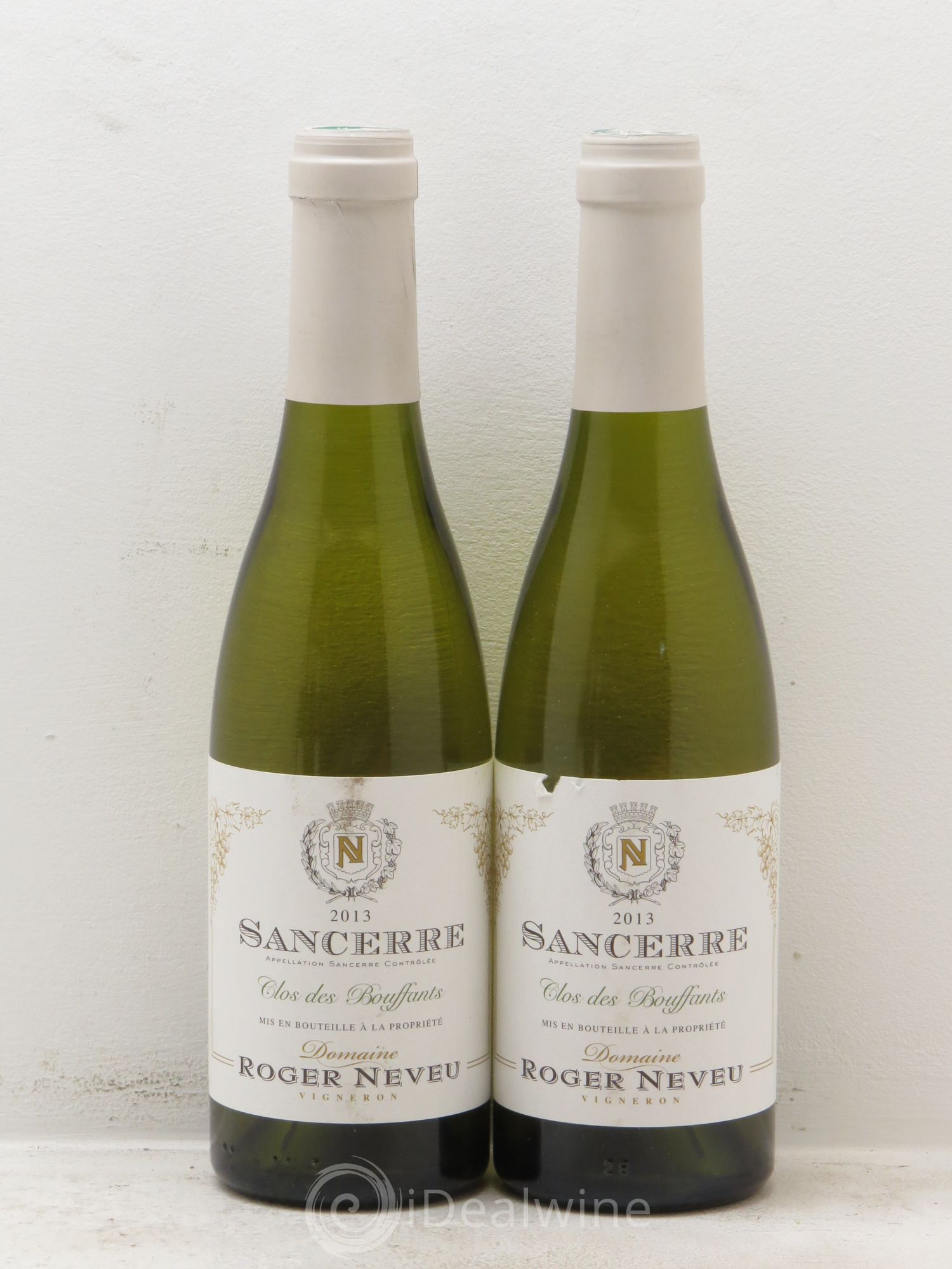 Sancerre Clos des Bouffants - R.Neveu 2013 - Posten von 2 Demi-Flaschen - 0