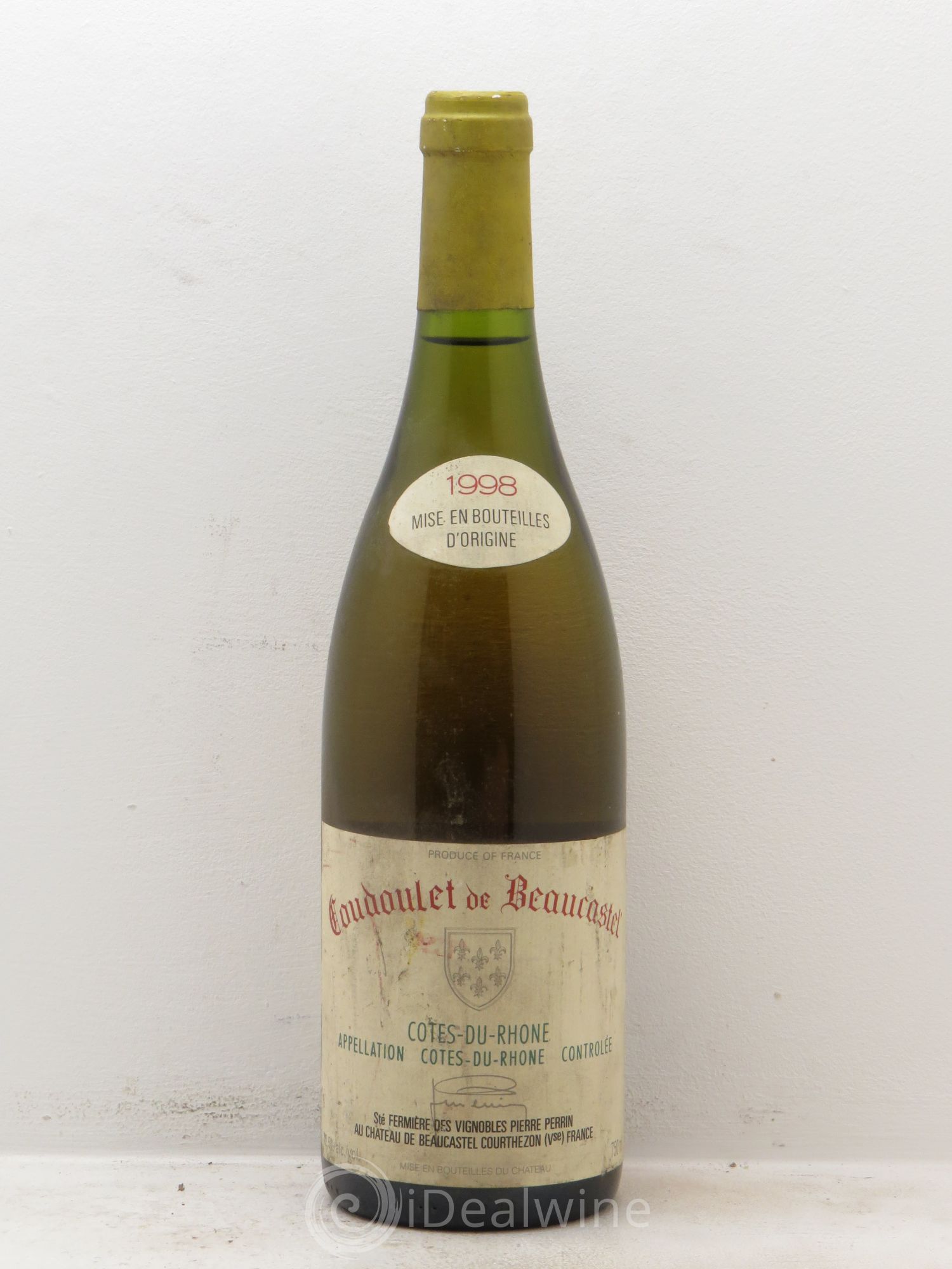 Côtes-du-Rhône Coudoulet de Beaucastel 1998 - Posten von 1 Flasche - 0