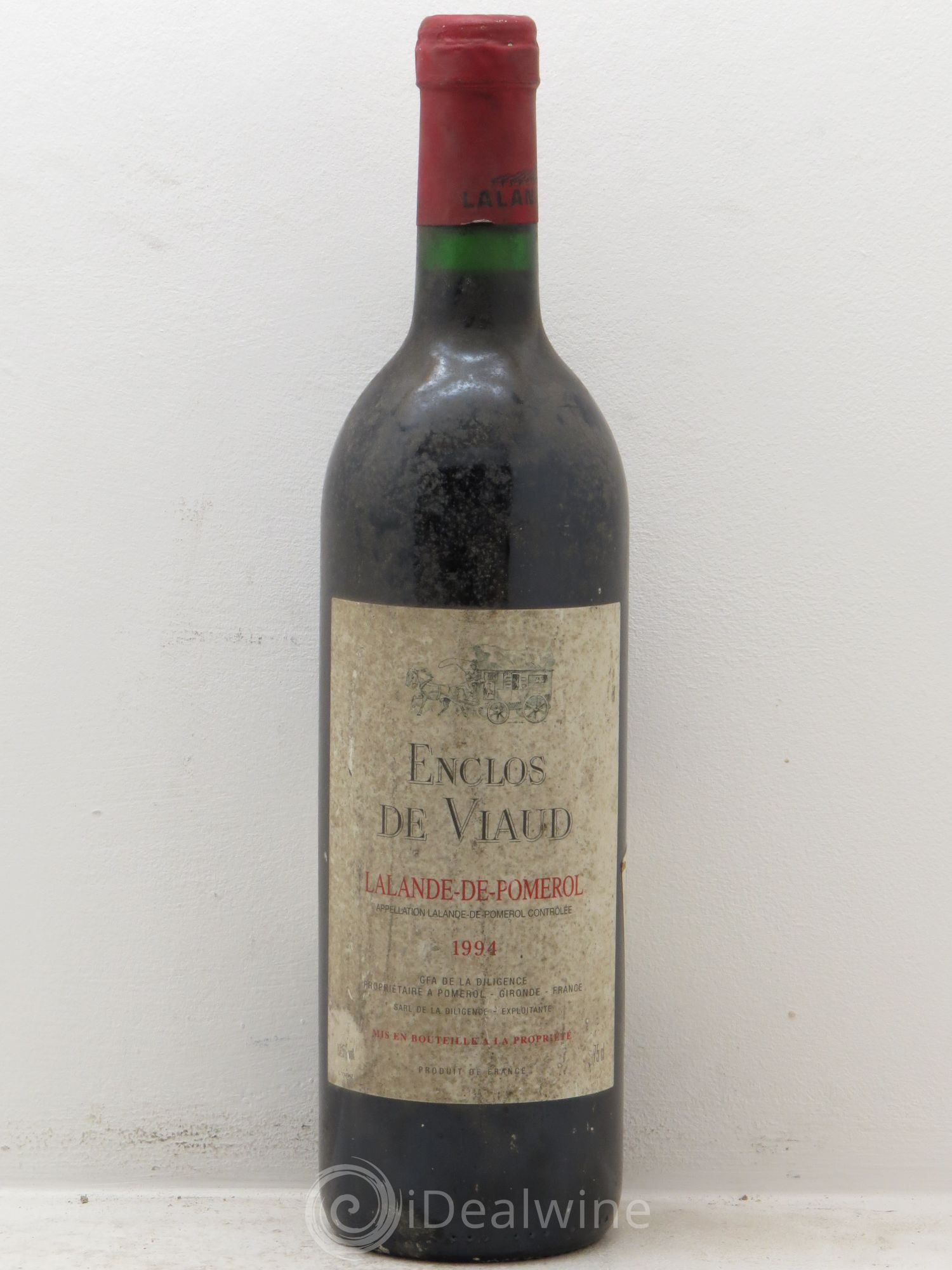 Bordeaux Enclos de Viaux Lalande de Pomerol 1994 - Posten von 1 Flasche - 0
