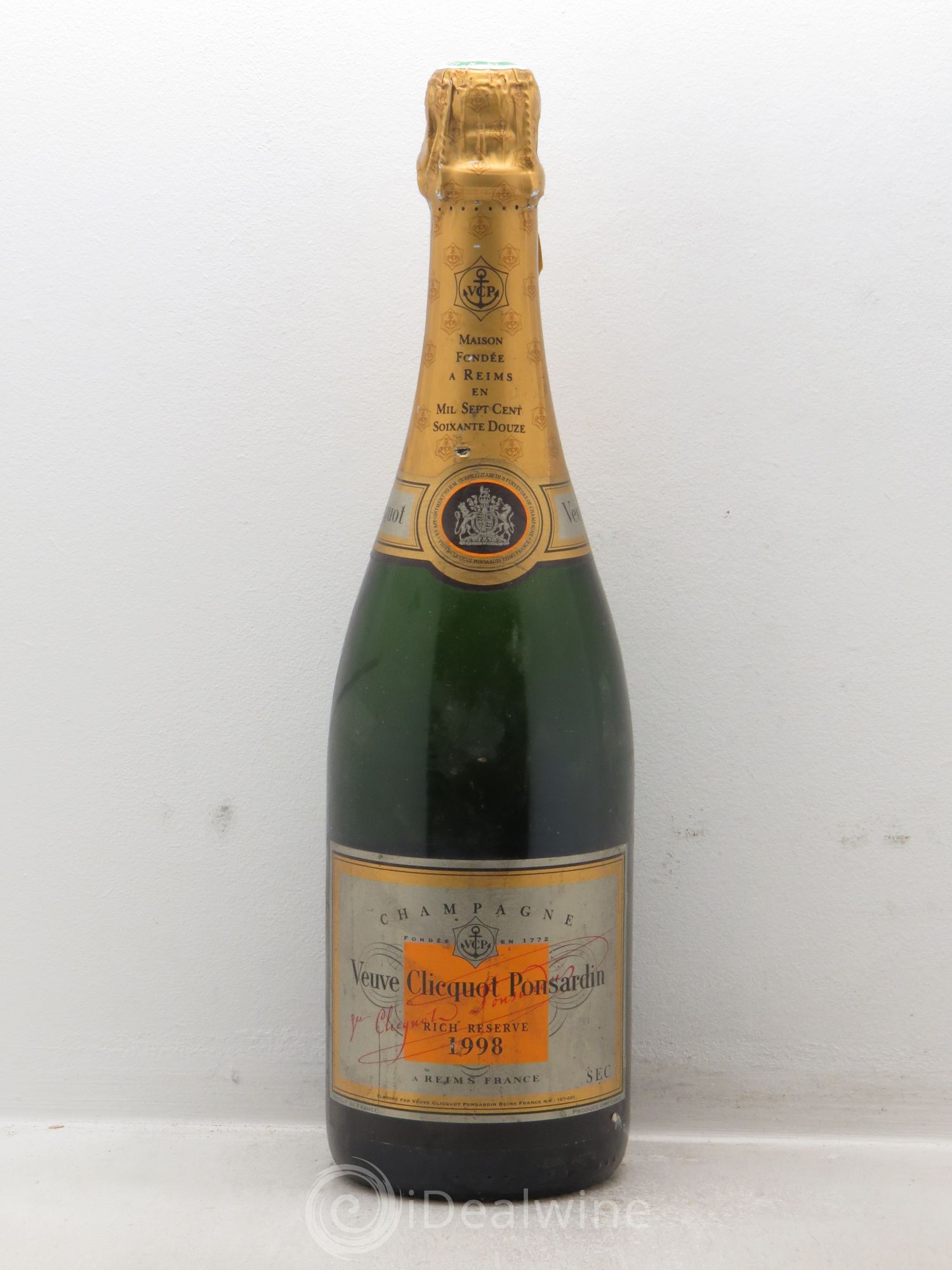Champagne Veuve Cliquot Rich Réserve 1998 - Lot of 1 bottle - 0