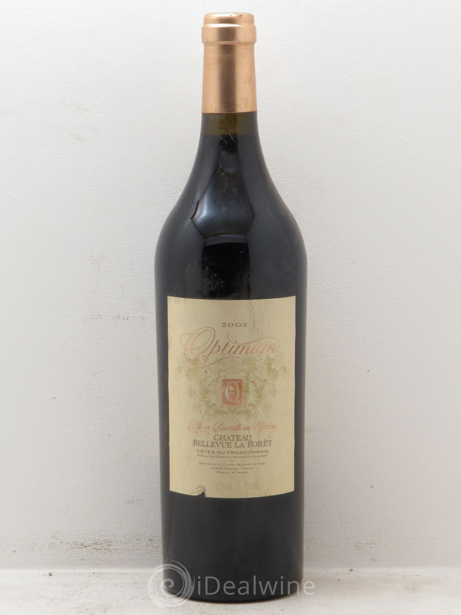 Bordeaux Bellevue La Foret Optimum Côtes du Frontonnais (sans prix de réserve) 2002 - Posten von 1 Flasche - 0