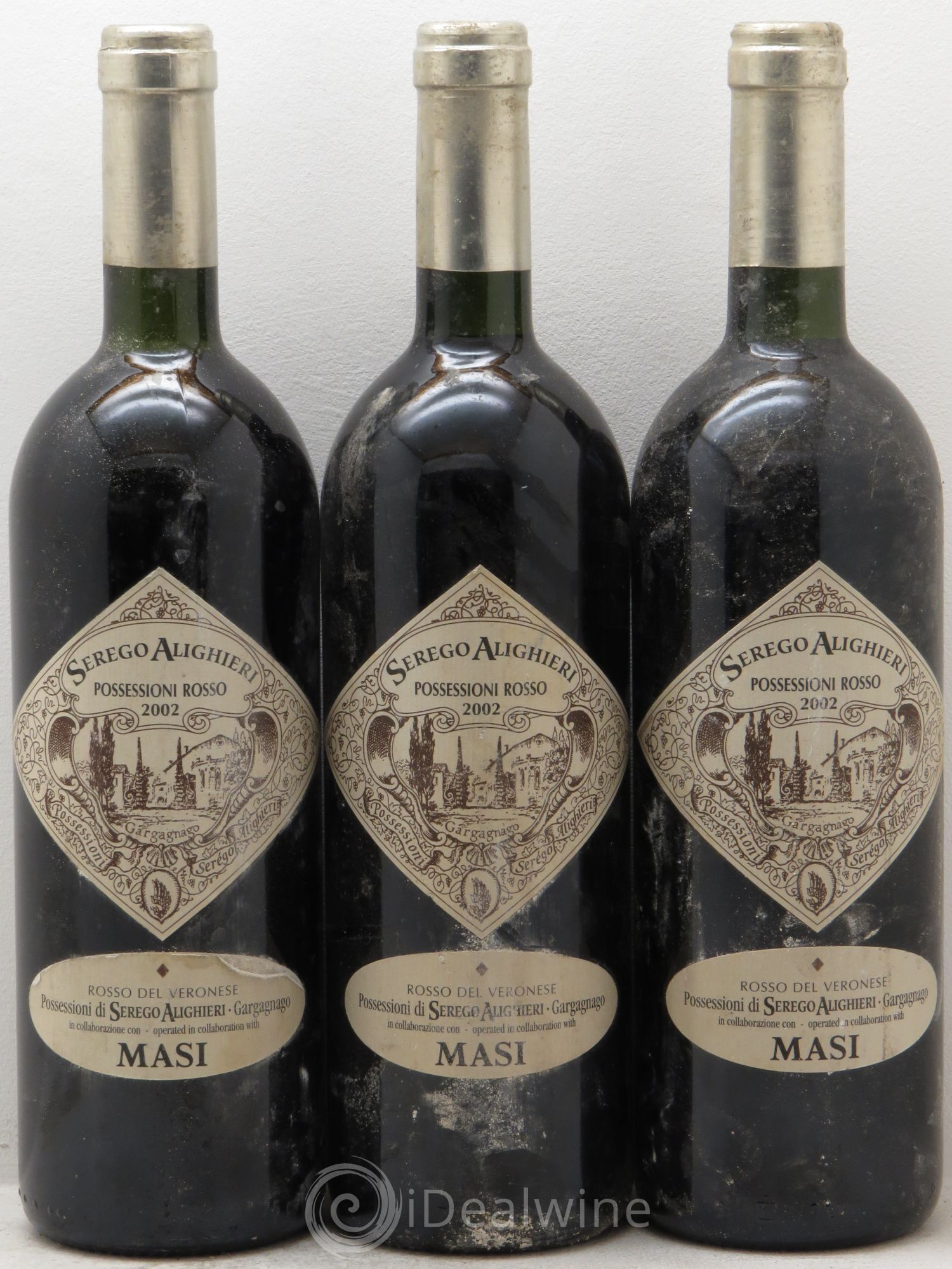 Italie Alighieri Rosso del Veronese 2002 - Posten von 3 Flaschen - 0